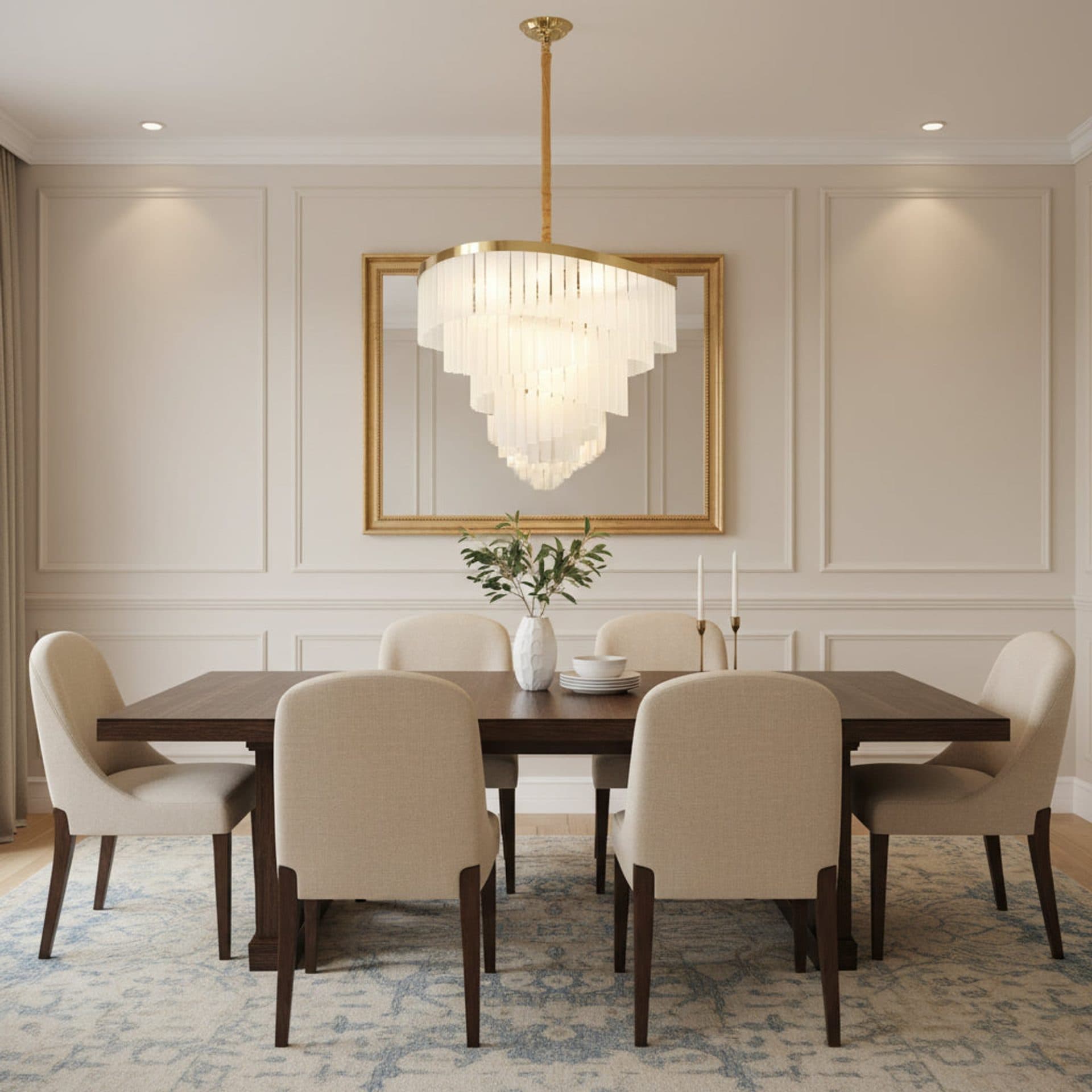 Candelabru cristal Flippy MUNTEAN Regalis, 15xE14, 80 cm, auriu — imagine 2