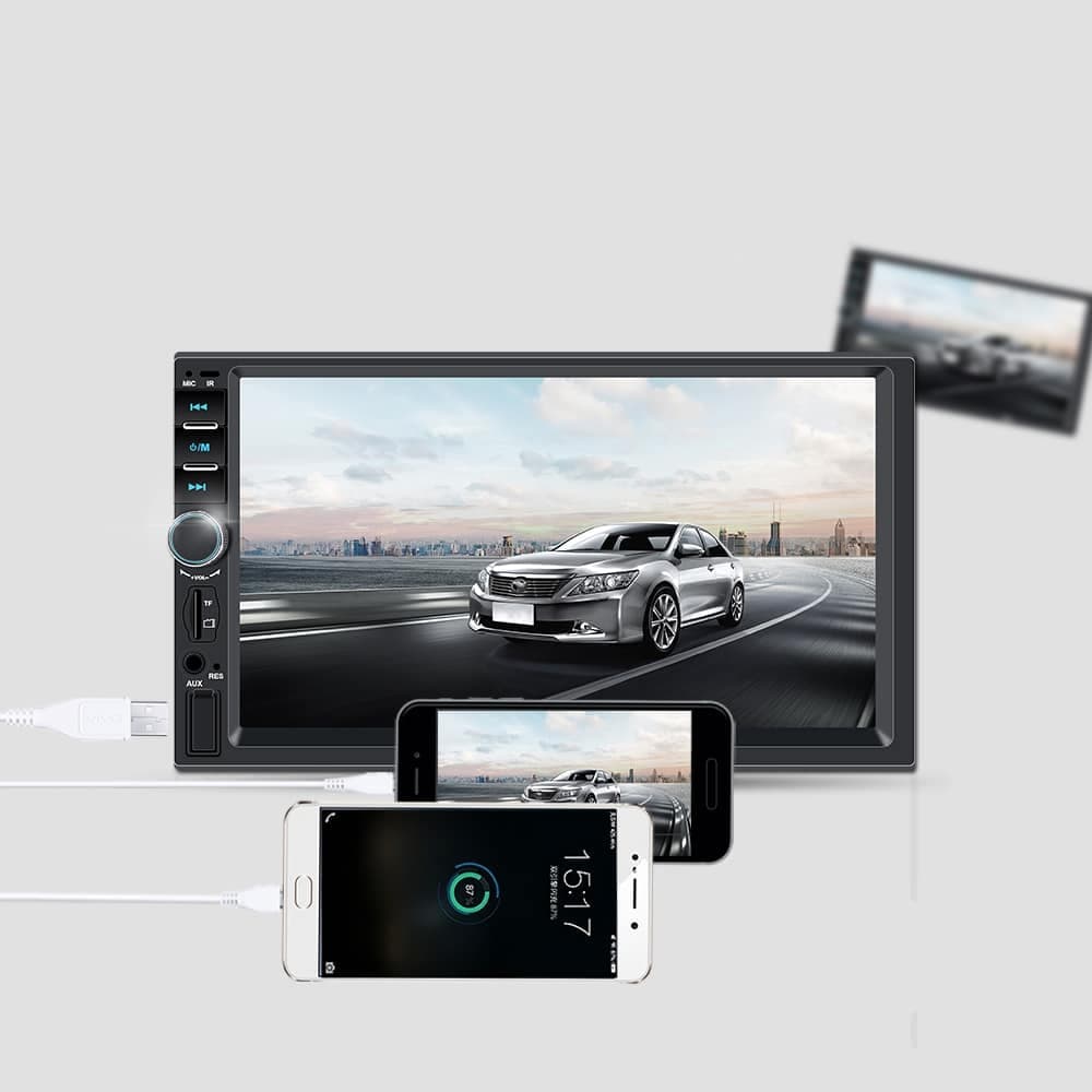 Player Video Auto 2DIN WDS-30 cu camera marsarier — imagine 3