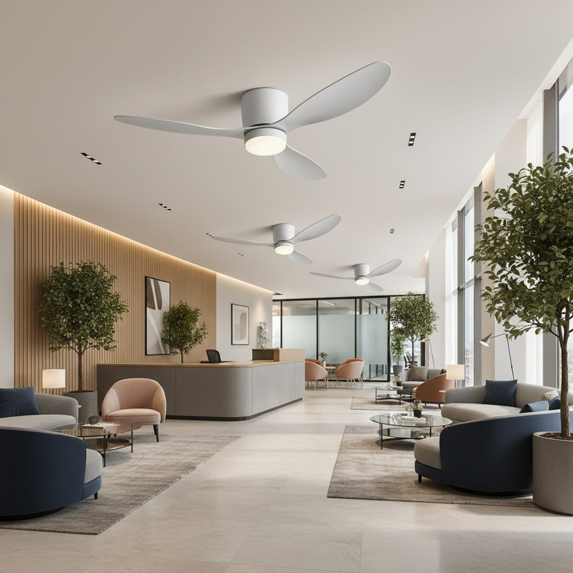 Lustra LED Ventilator Flippy 21W 80cm Telecomanda — imagine 4