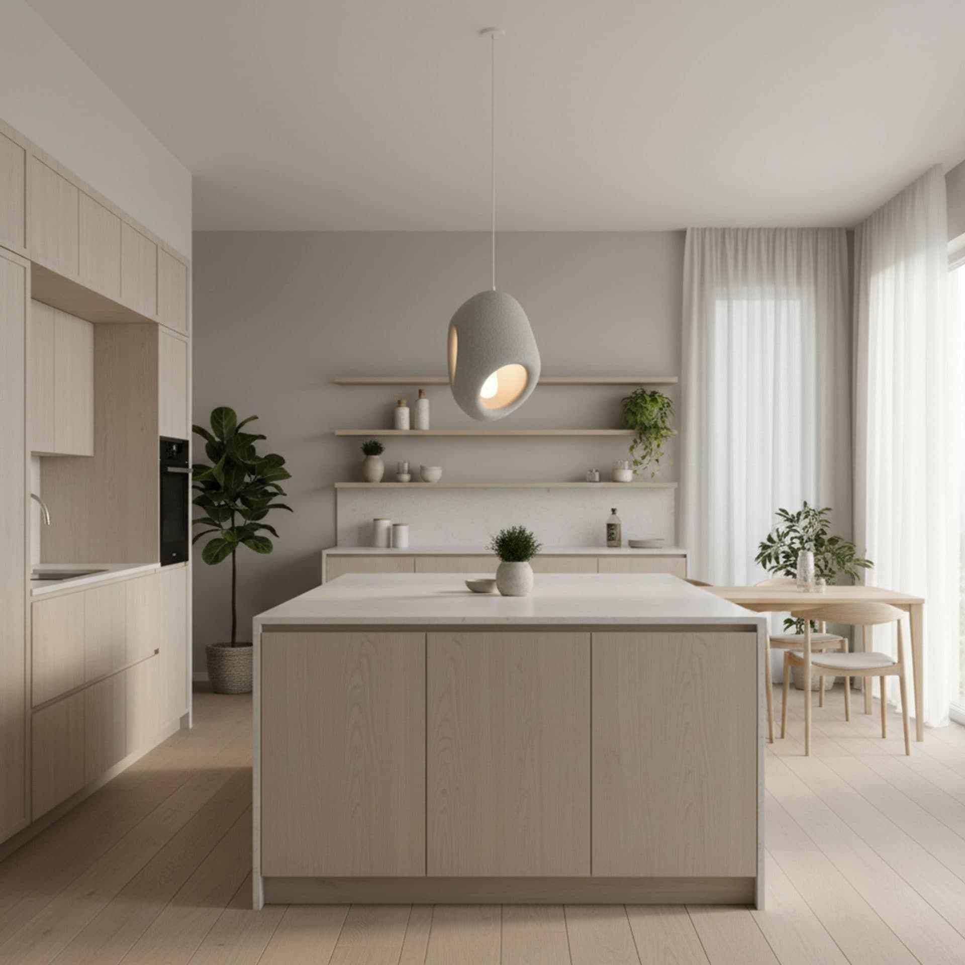 Lustra Suspendata Moderna Gri Metal si Spuma 37 cm, Soclu E27, Inaltime Reglabila — imagine 3
