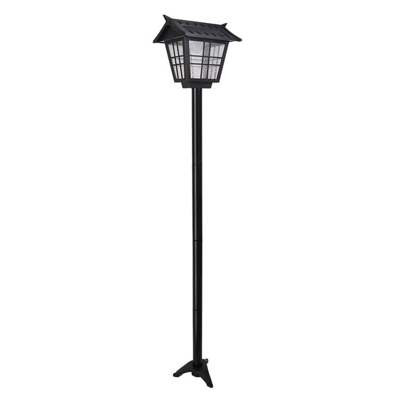 Lampa solara de tip stalp Flippy, Alb Rece — imagine 1