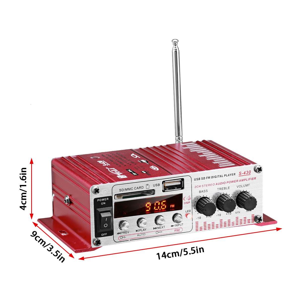 Amplificator auto mini stereo 12V 40W — imagine 6