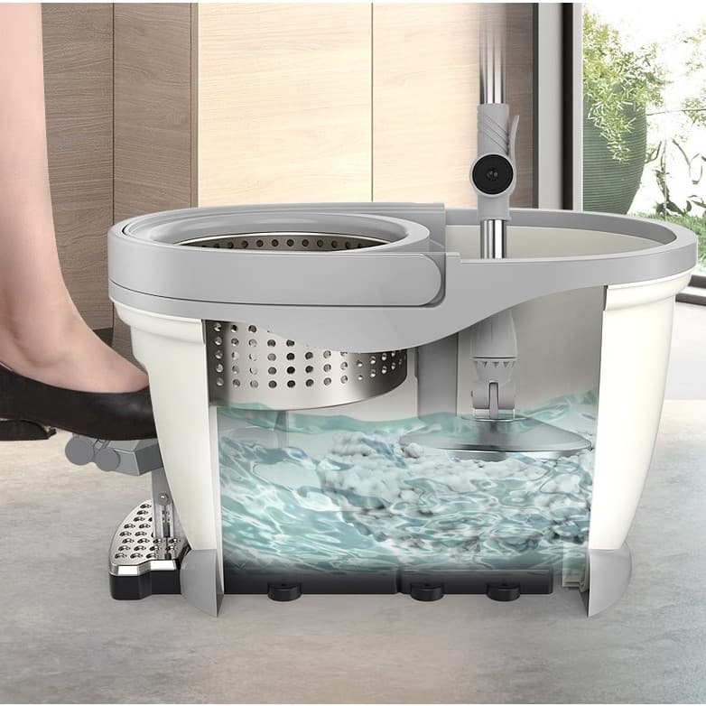 Set galeata cu pedala si mop rotativ Flippy — imagine 3