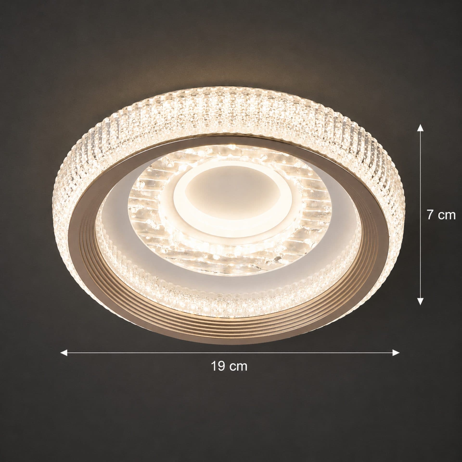 Lustra LED Flippy 29W Diametru 19cm Lumina Calda/Neutra/Rece Alb — imagine 4