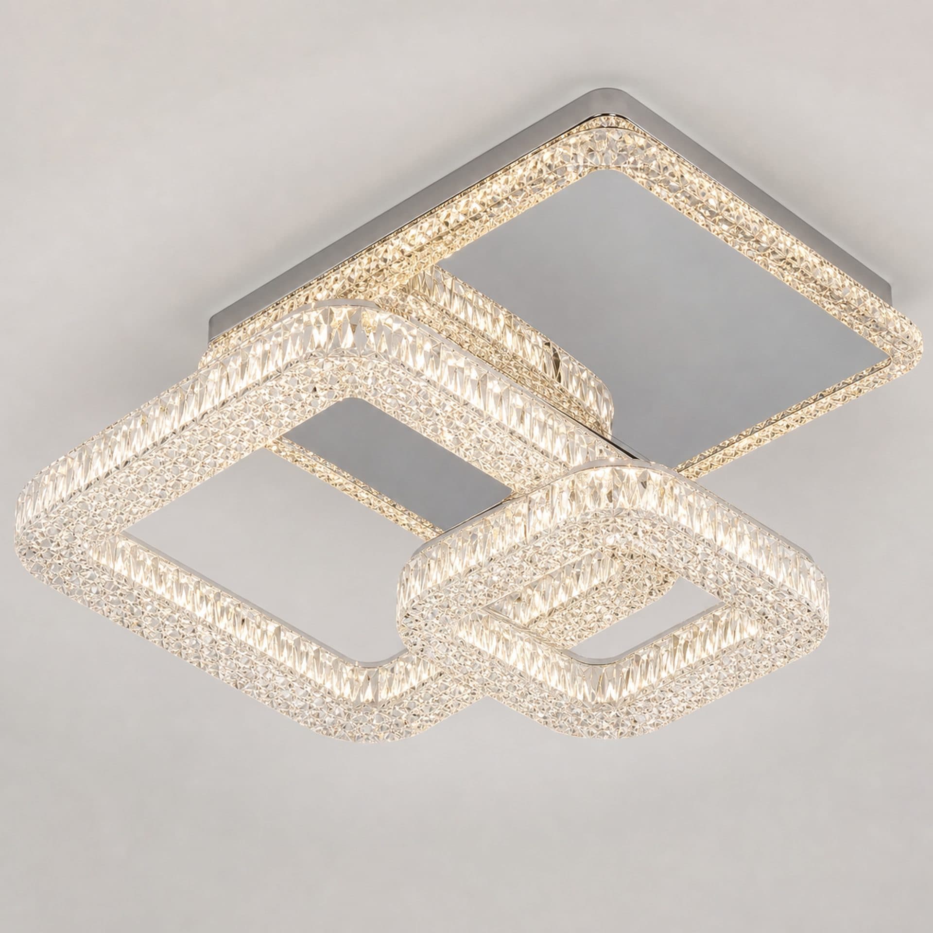 Lustra LED Flippy RENATO Petito 13W telecomanda cristal Alb — imagine 6