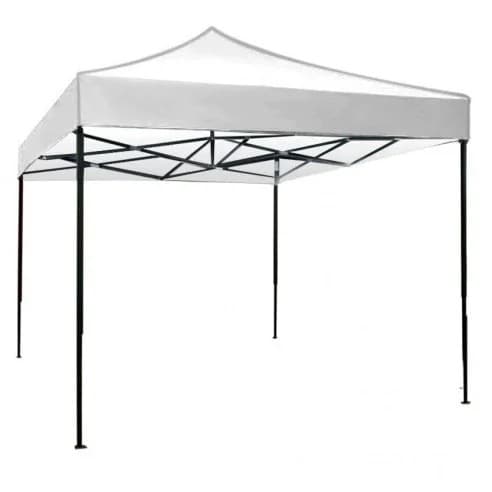 Cort pliabil pentru evenimente Flippy, cadru metalic, 2x2 m, alb