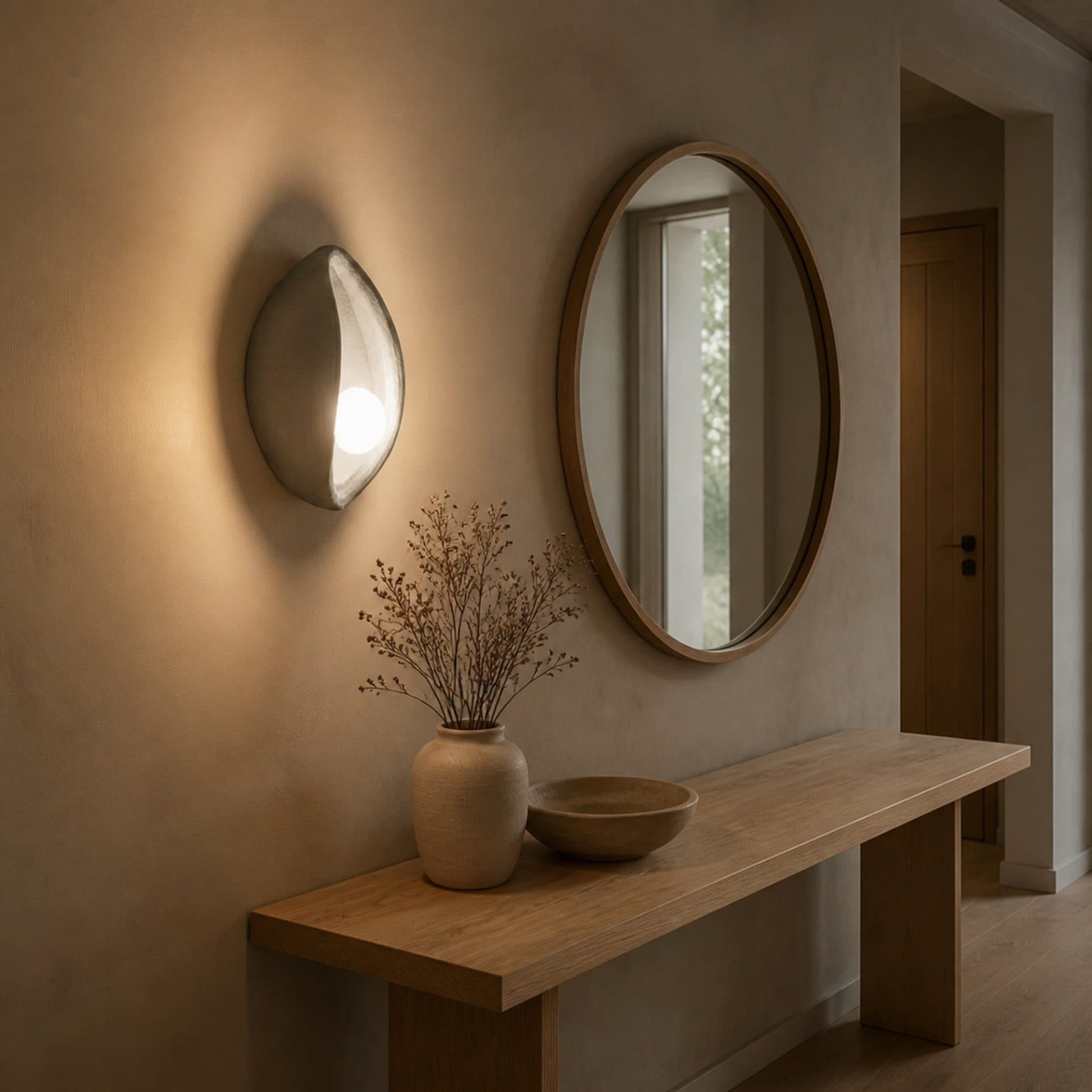 Aplica LED Decorativa Flippy CONCHA Gri 30x35cm Soclu E27 — imagine 6