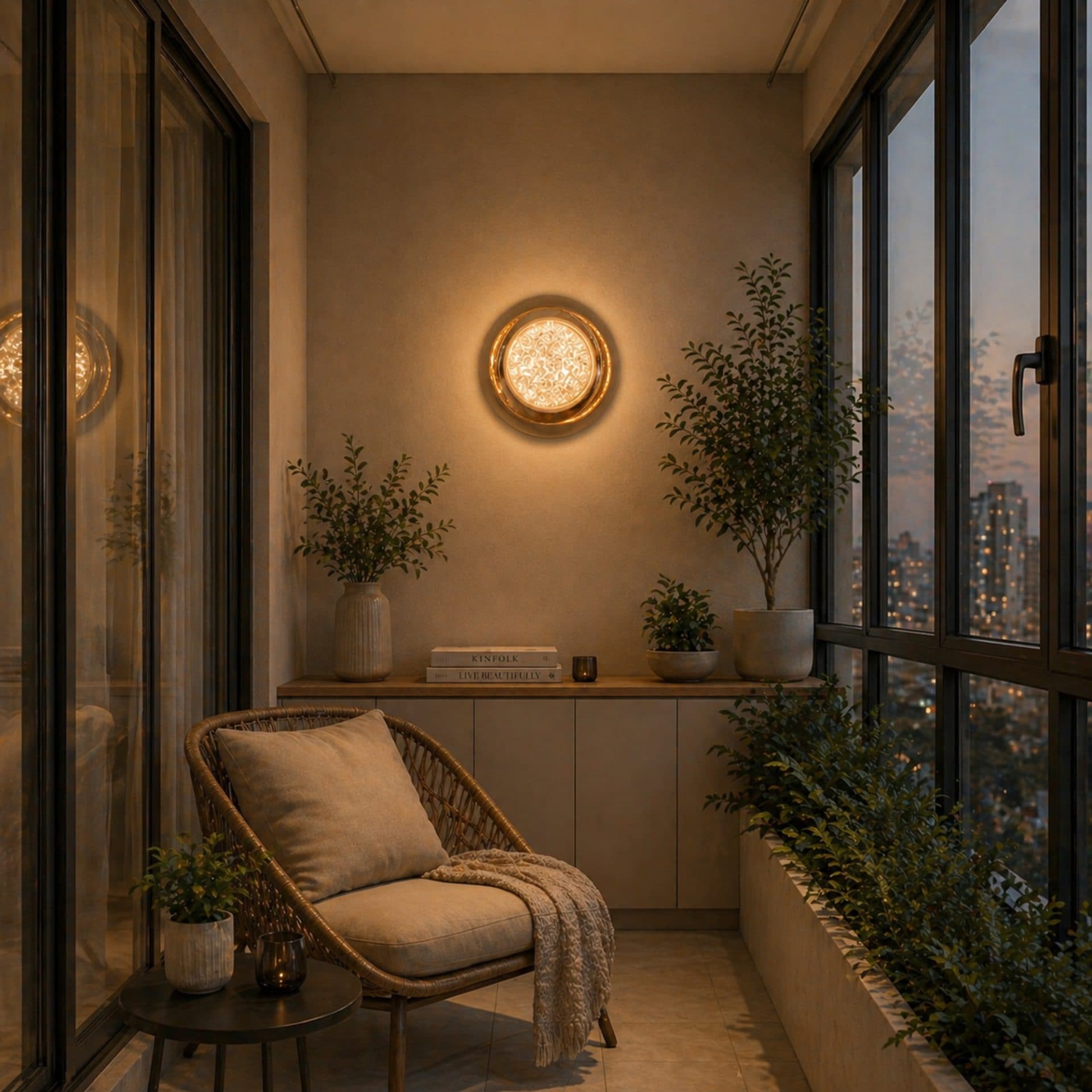 Aplica LED Decorativa Flippy Ø20 cm Lumina Reglabila — imagine 2