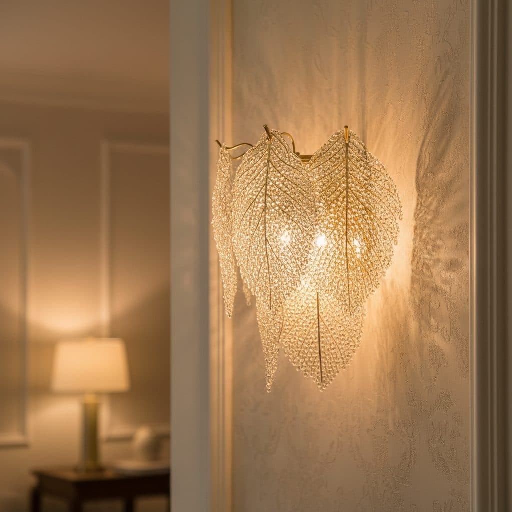 Aplica Cristal Flippy LACE, Auriu Lucios, 3x E14 — imagine 6