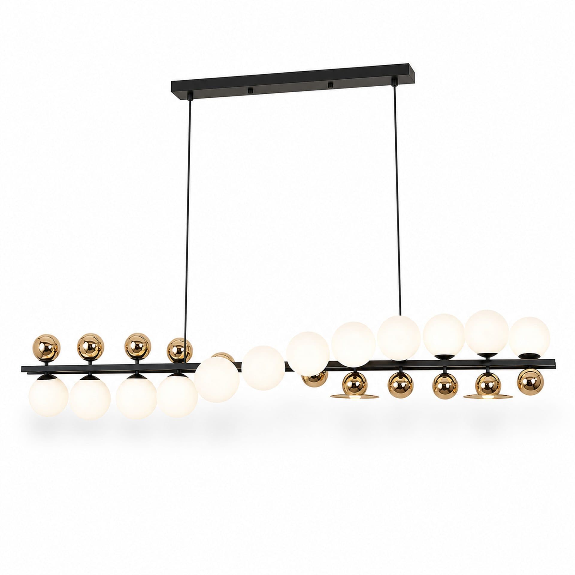 Lustra Suspendata Flippy LINEO Grande 12x G9 Auriu — imagine 4