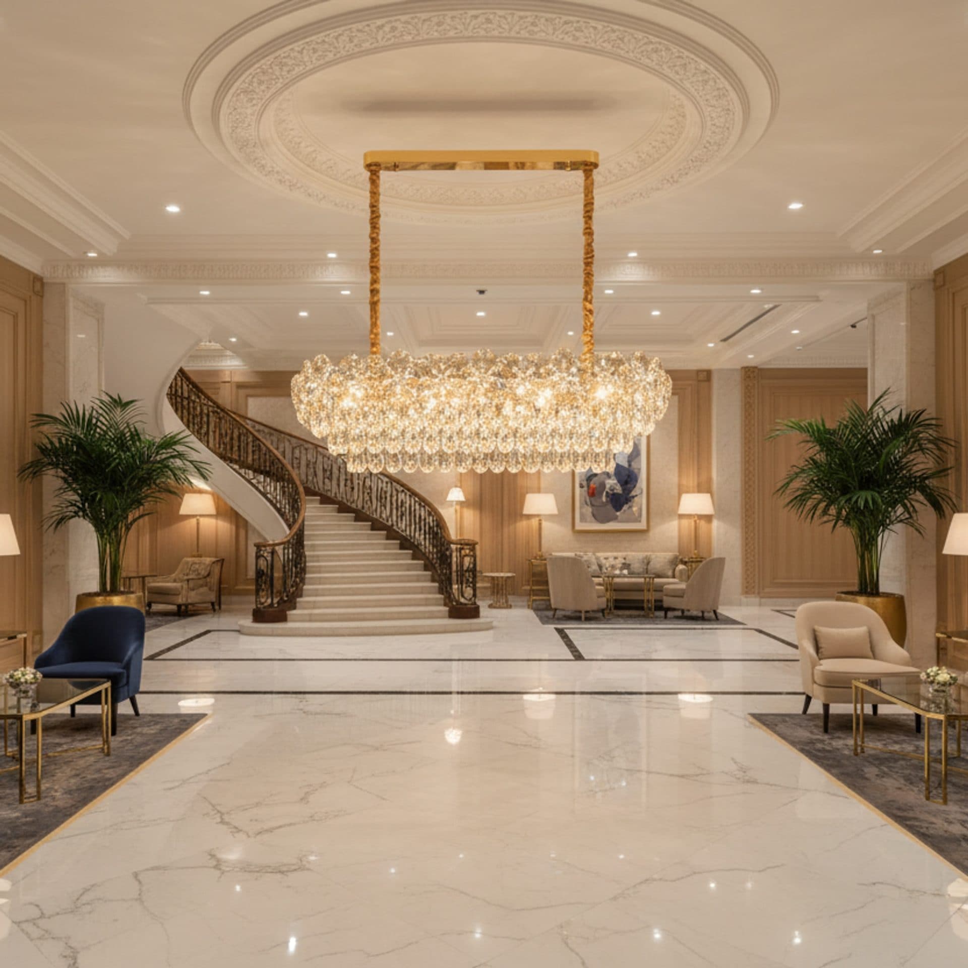 Candelabru Flippy Cristal 12x E14 Auriu Lucios — imagine 2