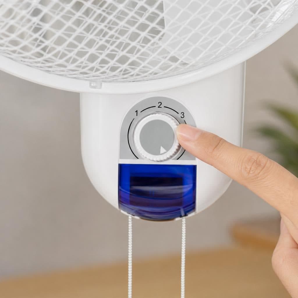 Ventilator de perete Flippy, 45W, Alb — imagine 3
