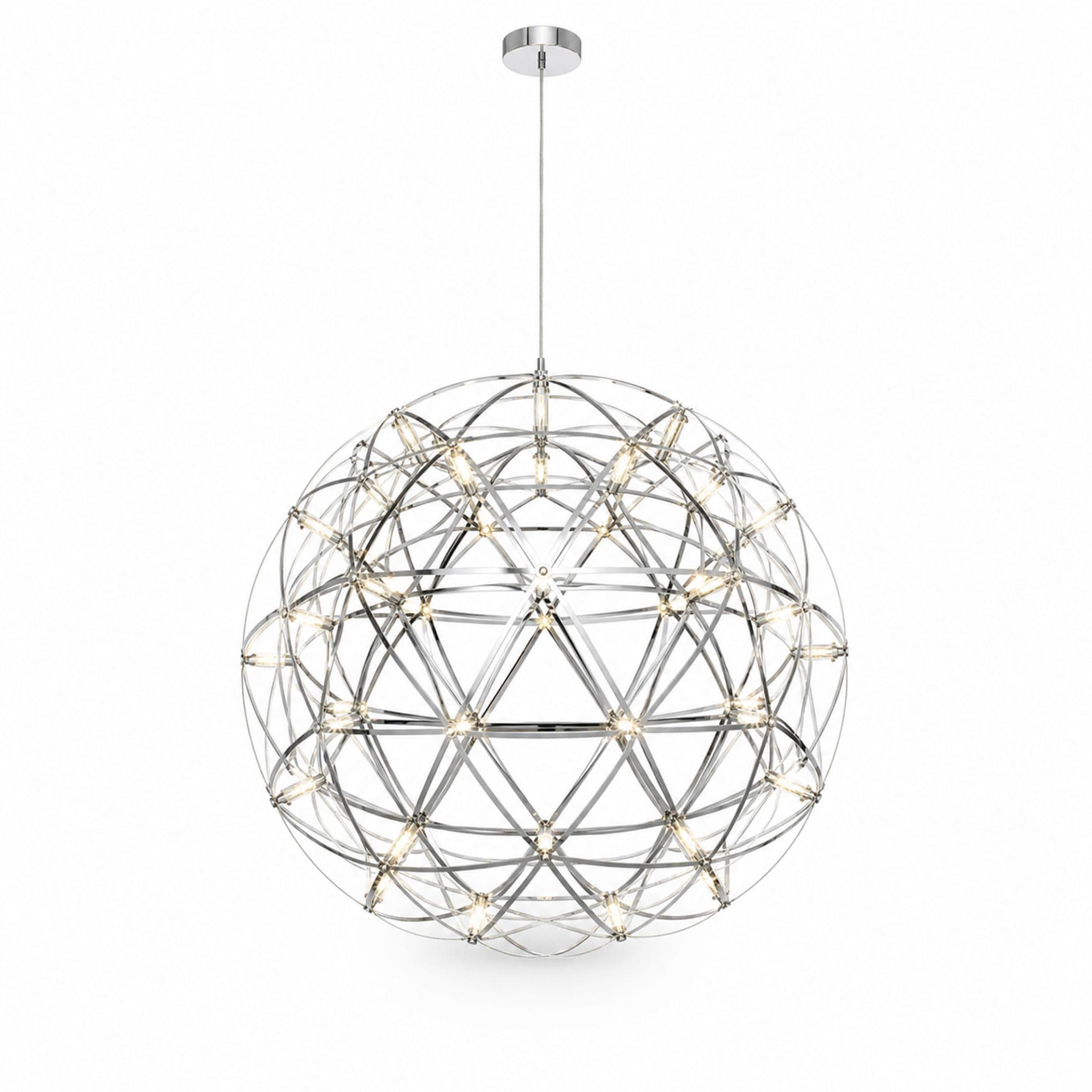 Candelabru LED Modern Flippy WELD Magno 18W Lumina Calda 3000K Crom Lucios — imagine 5