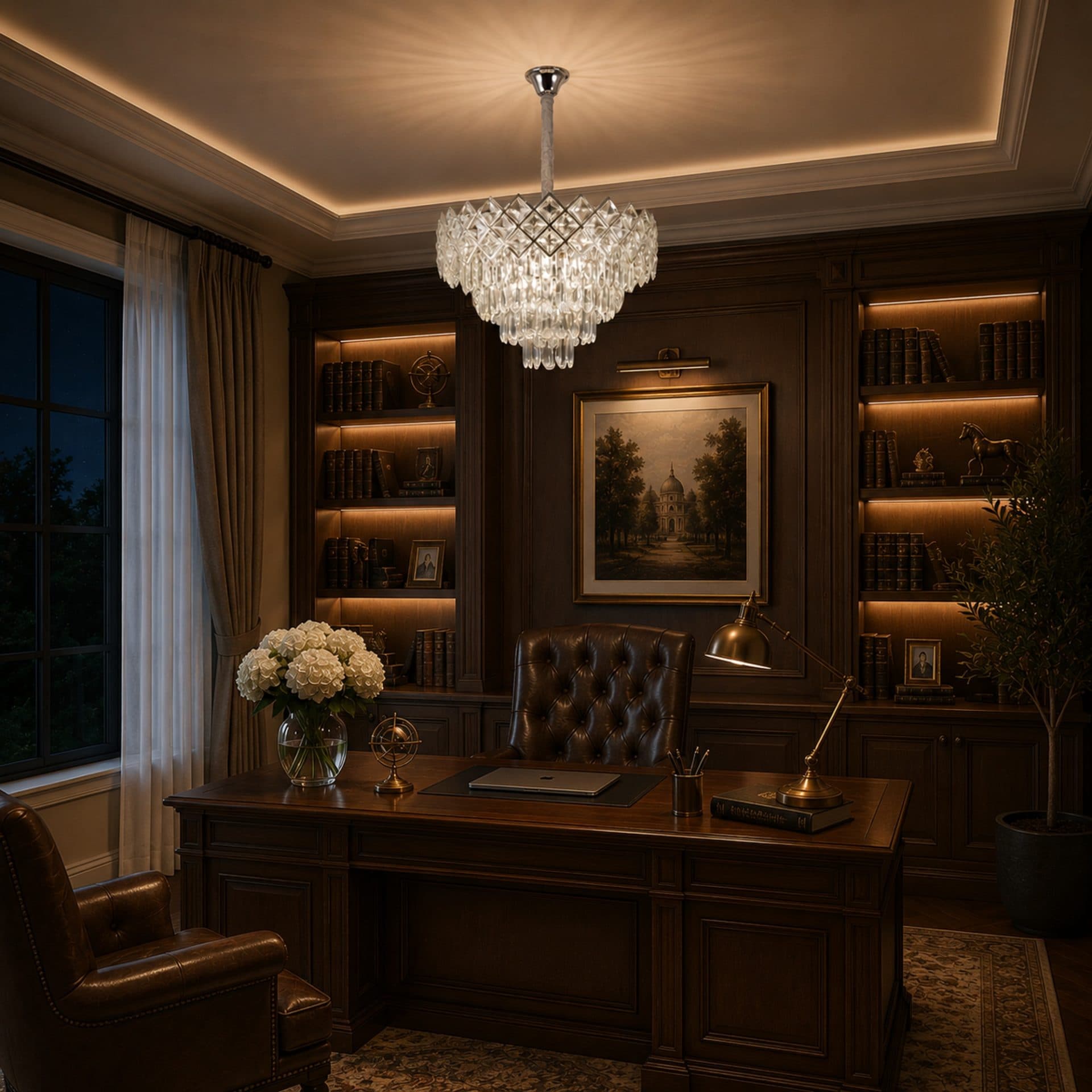 Candelabru cristal Flippy VECTORIA Magno 8xE14 — imagine 3