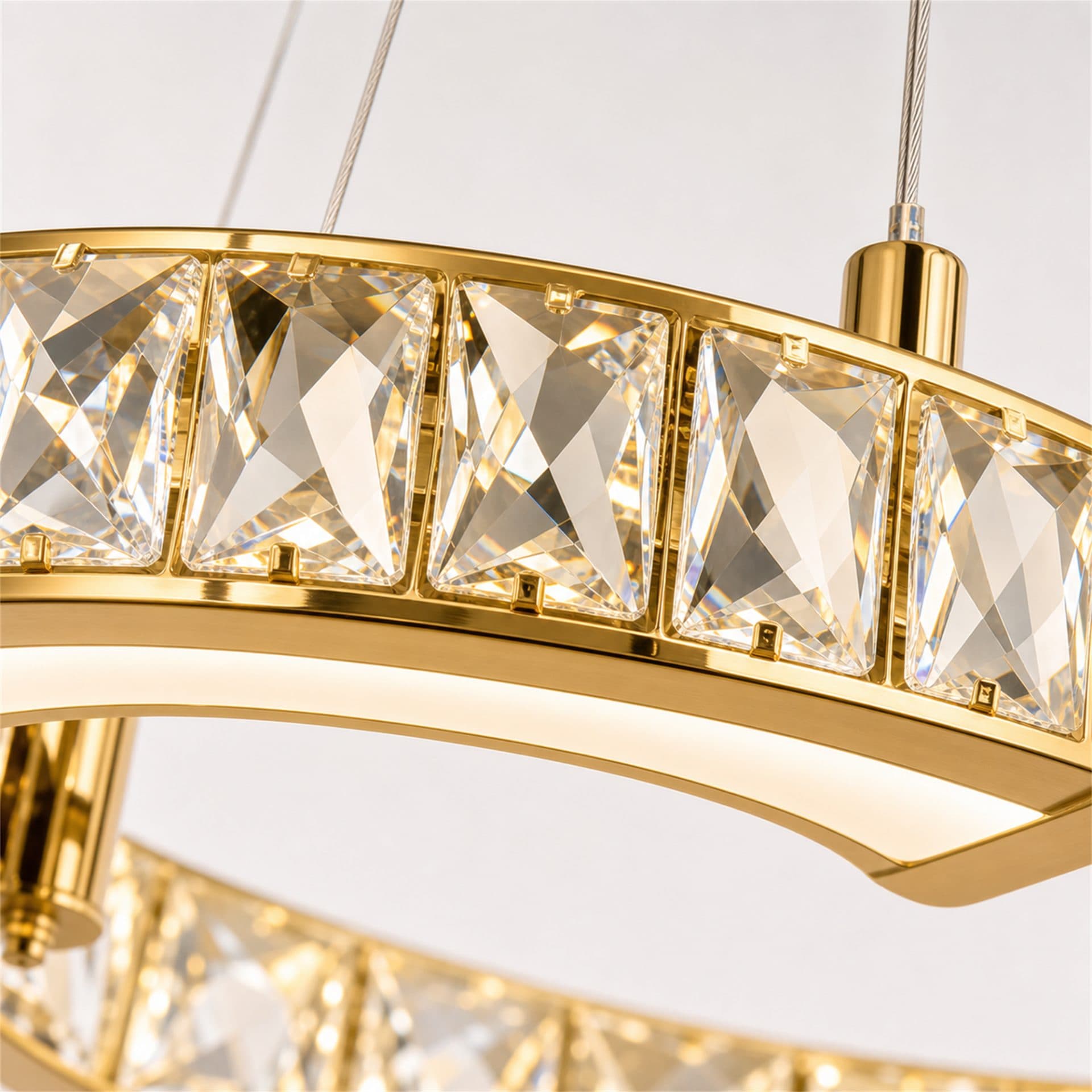 Lustra LED Flippy CHARM Eleganza Auriu 44W — imagine 3