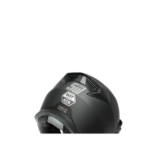 Casca motocross integrala Lion, negru mat, L — imagine 8