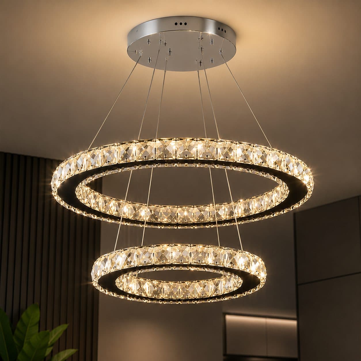 Lustra LED cu telecomanda Flippy PRISM LUMINIS 58W — imagine 2