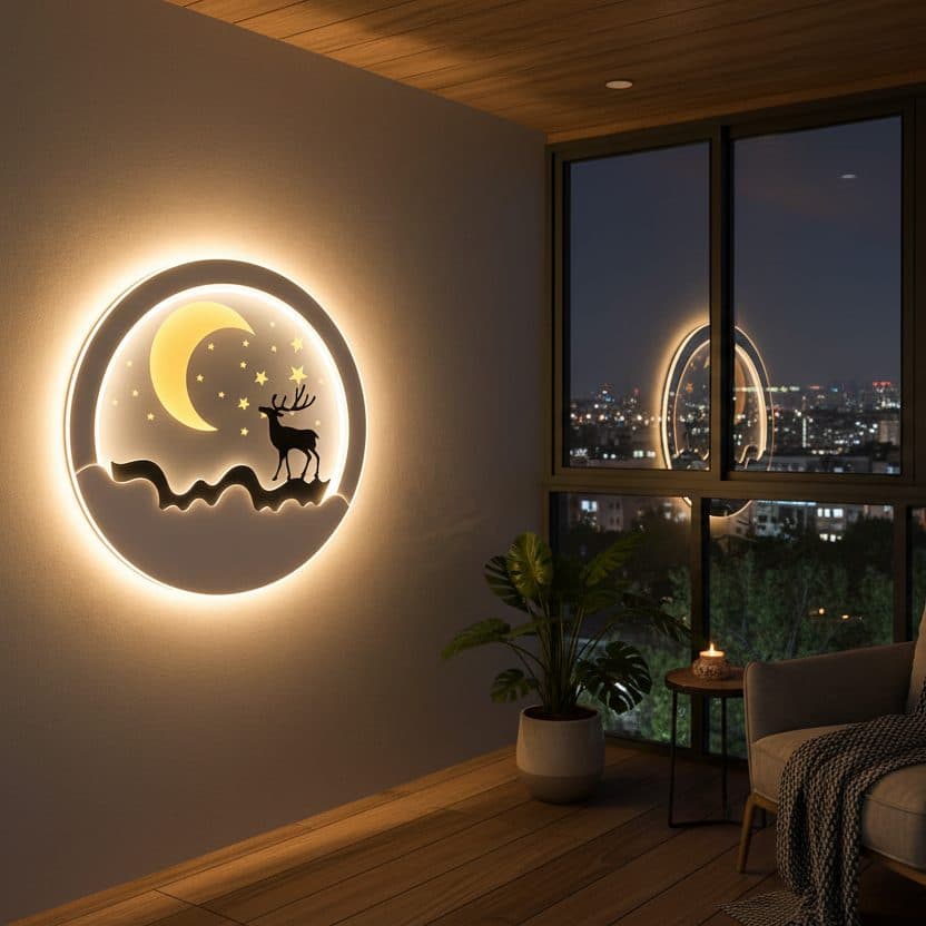 Aplica LED Flippy 44W Lumina Calda Neutra Rece Negru — imagine 6