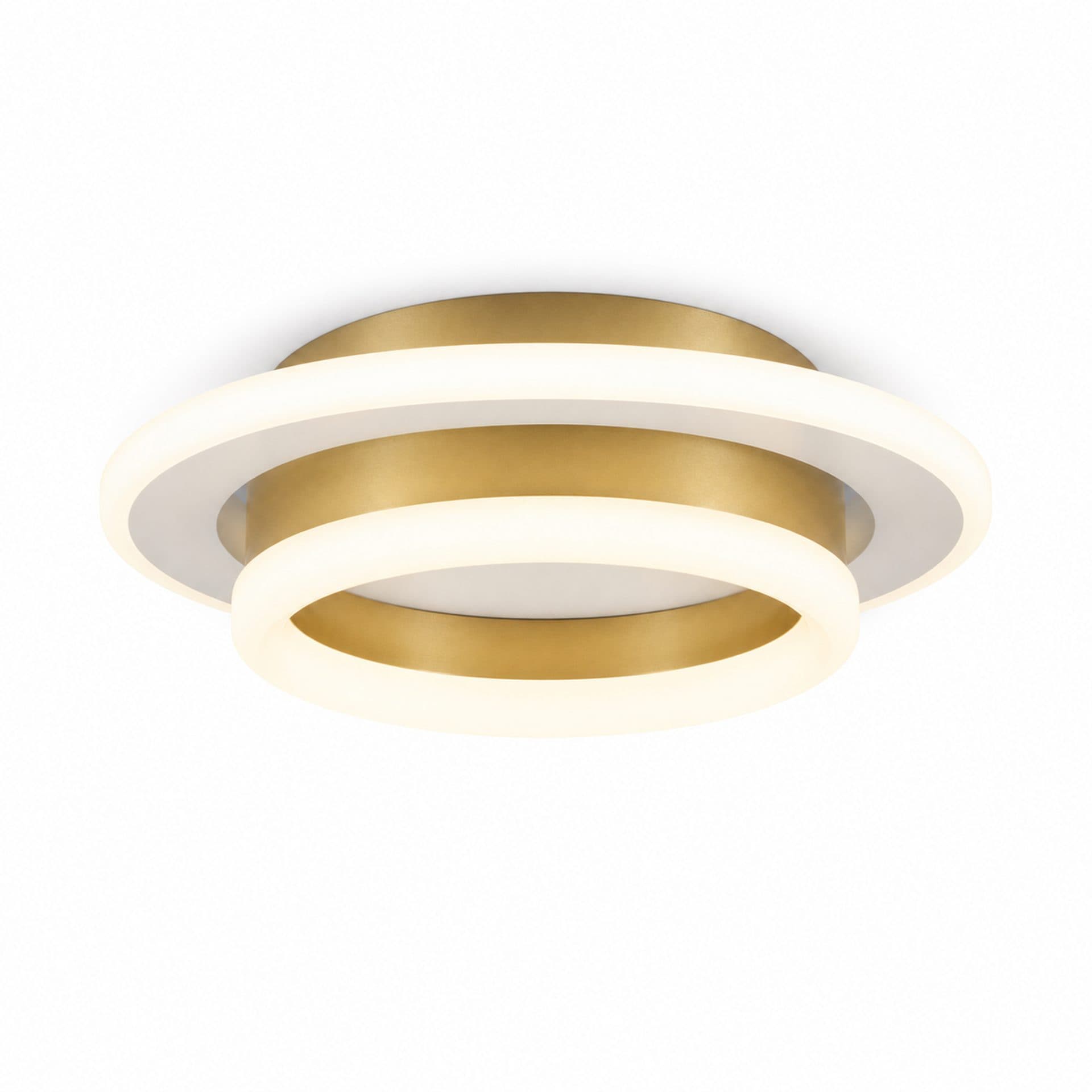 Lustra LED Rotunda 21W Flippy Alb Auriu — imagine 5