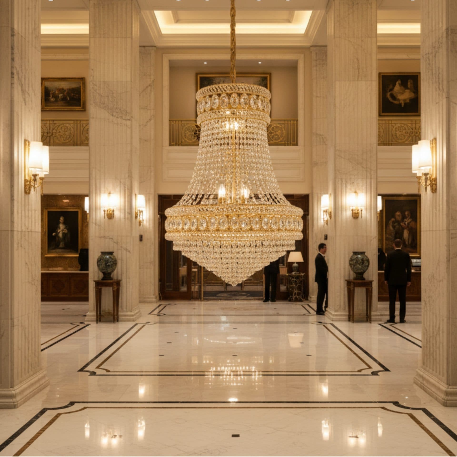 Candelabru Flippy Cristal EMPIRE Eleganza Auriu 10x E14 — imagine 3