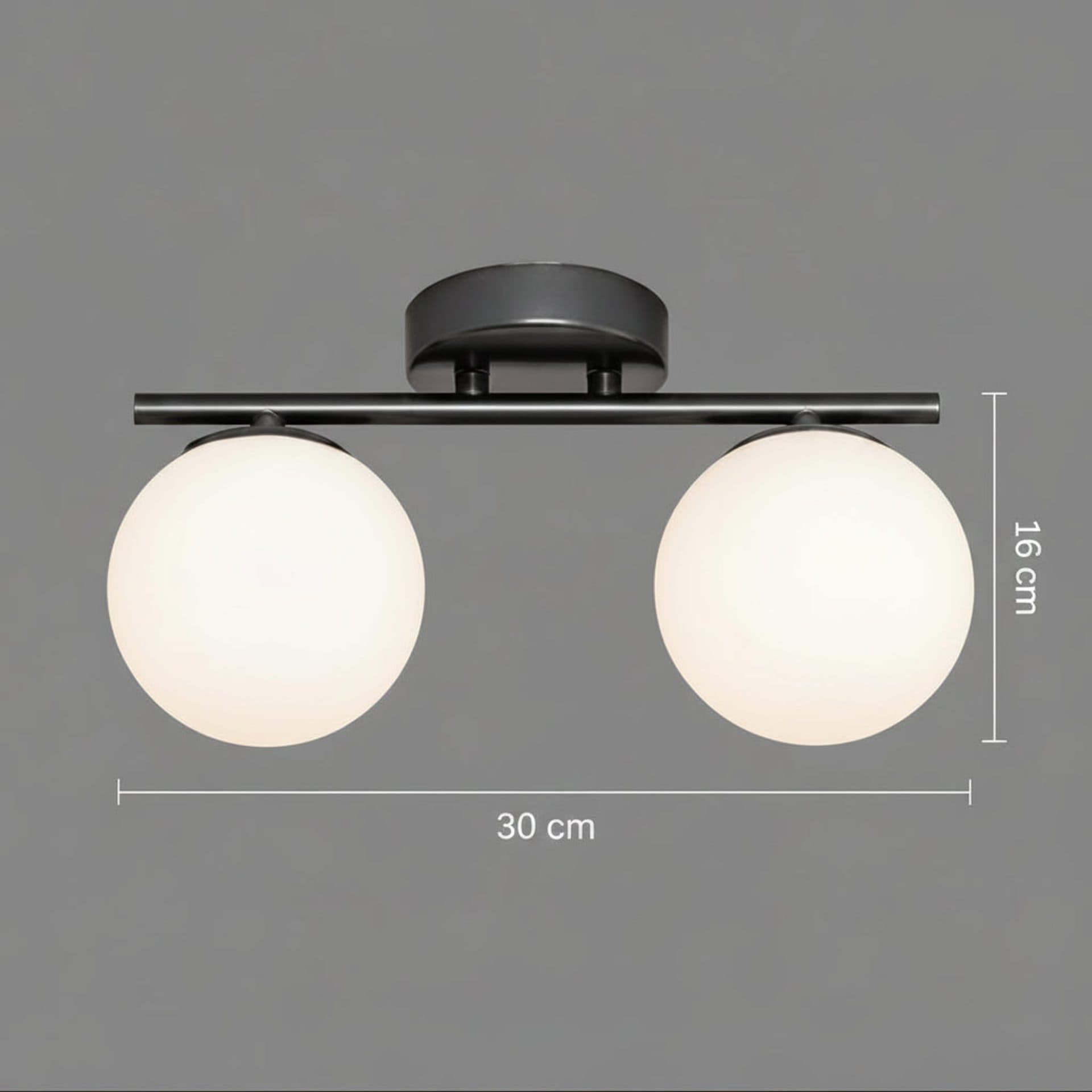 Lustra LED Flippy 30cm 2xG9 Negru — imagine 3