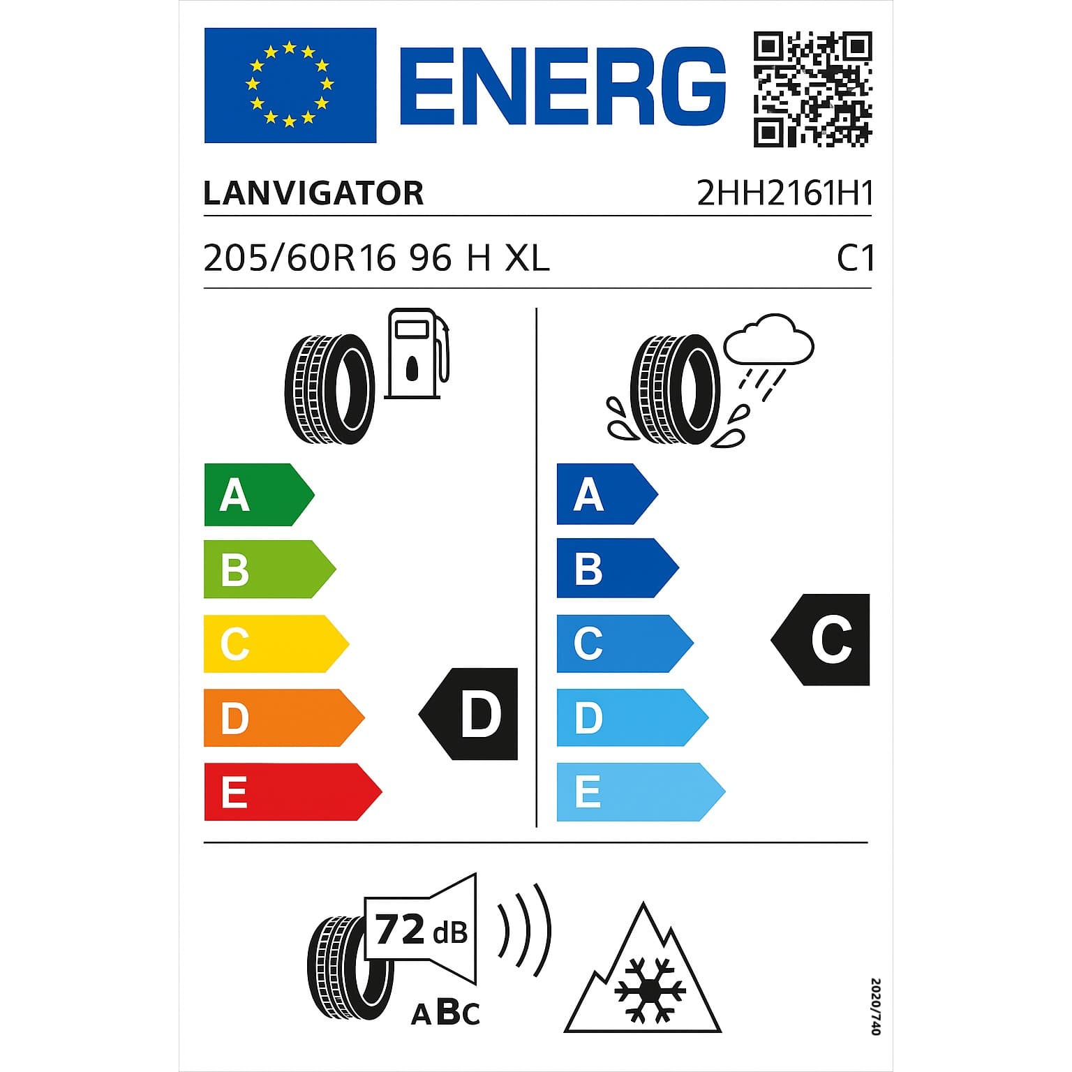 Anvelopa iarna Lanvigator WinterGrip HP 205/60R16 96H XL — imagine 5
