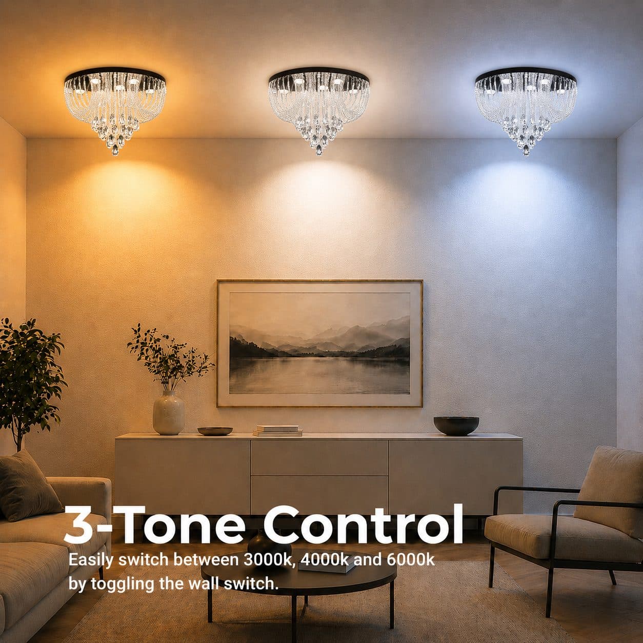 Candelabru LED Flippy MAGE Eleganza 26W Diametru 50cm Crom Lucios — imagine 8