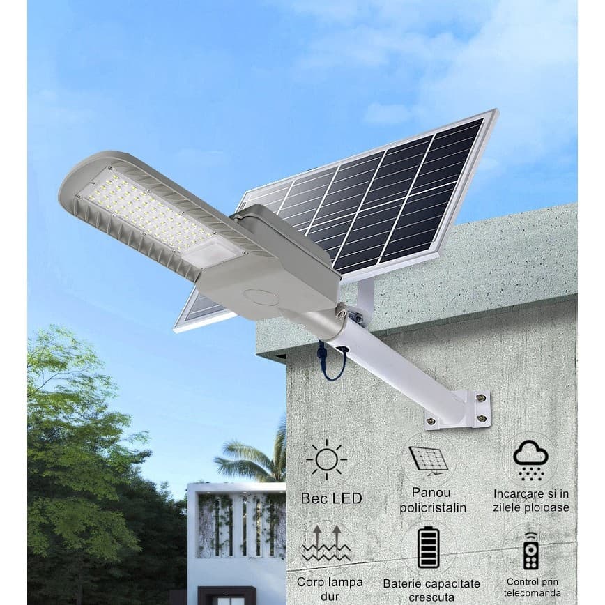 Lampa solara stradala Flippy, 200W, 2250 lm, IP65 — imagine 4