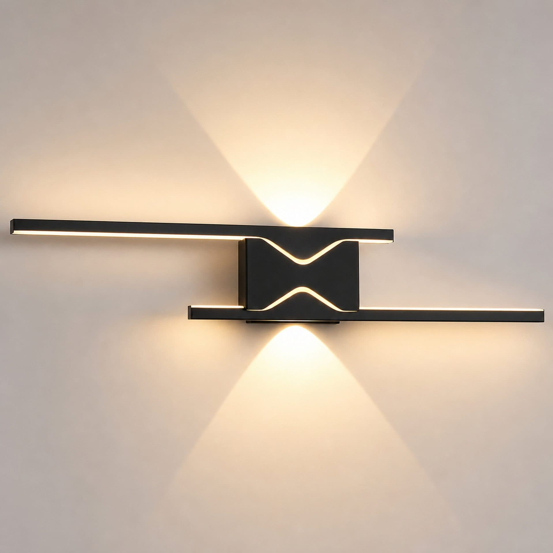 Aplica LED Decorativa Flippy 60cm Negru — imagine 9