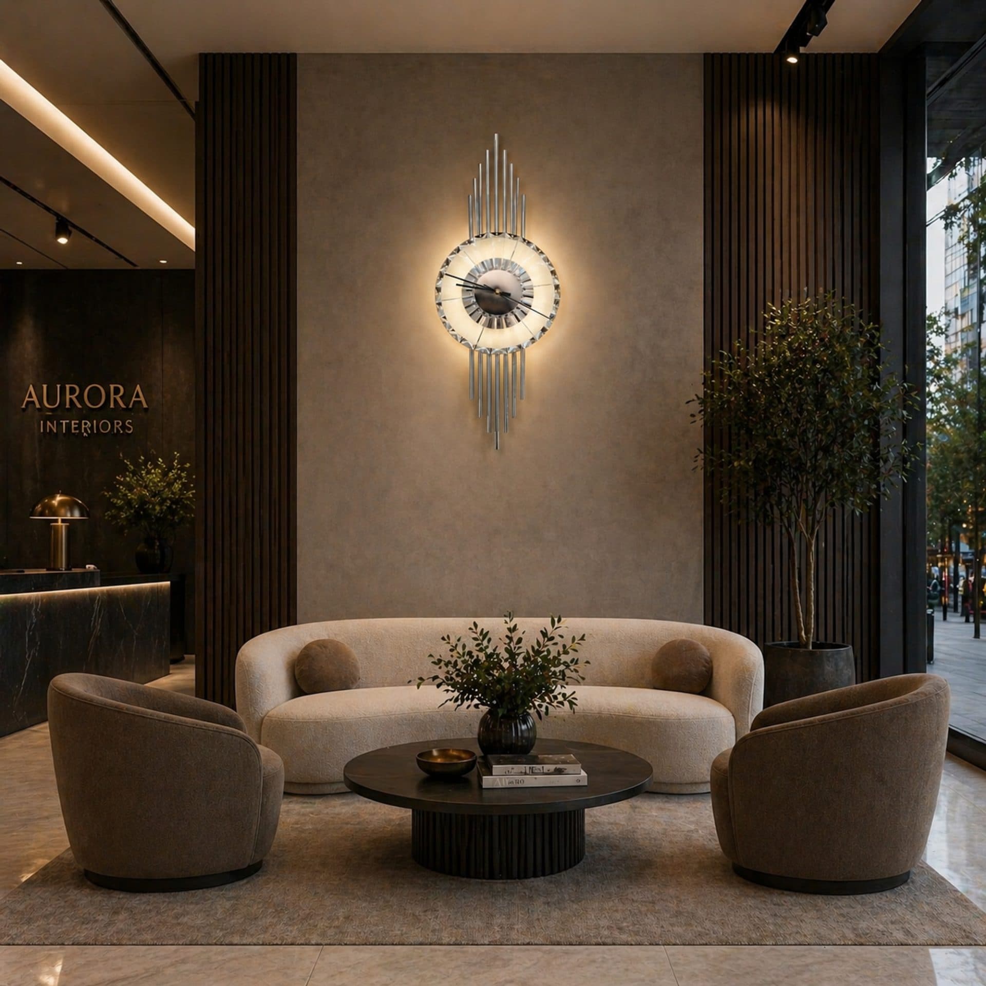 Aplica LED Decorativa Flippy HARMONY 65x25cm Crom — imagine 1