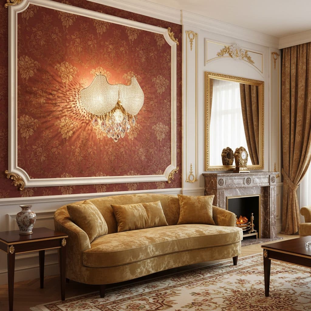 Aplica Cristal Flippy LUXE 3x E14 Auriu Lucios — imagine 5