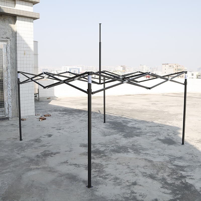 Cadru cort pavilion pliabil Flippy, 4.3 x 2.9 x 2.7 m, negru — imagine 5