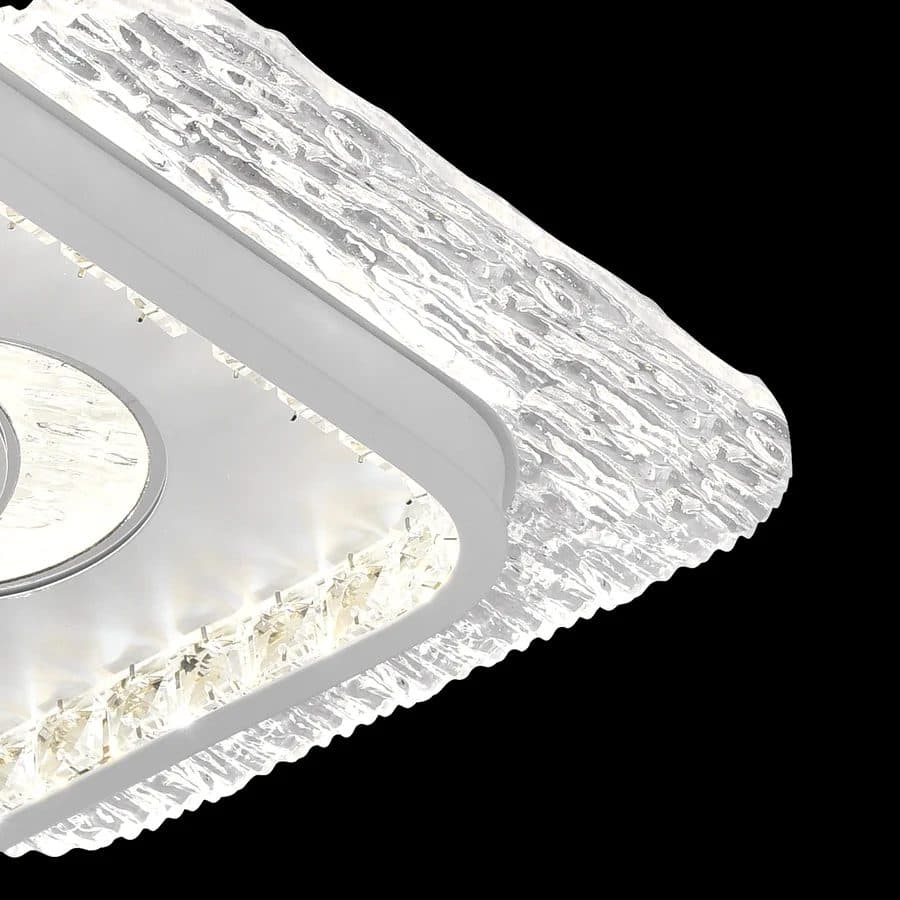 Lustra LED Flippy 38W 2 Patrate Alb — imagine 3