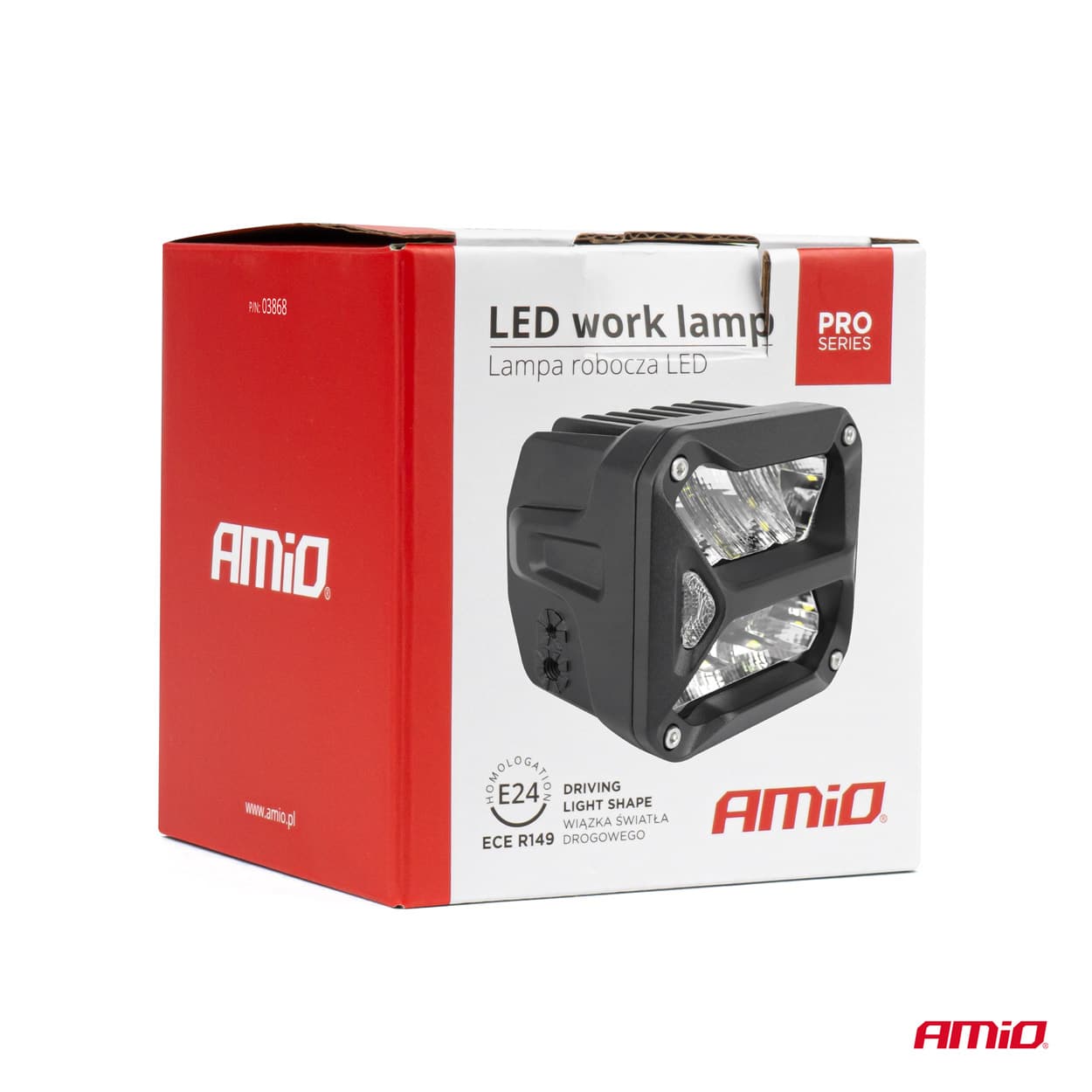 Proiector LED PRO SERIES AMIO pentru Off-Road, ATV, SSV — imagine 6