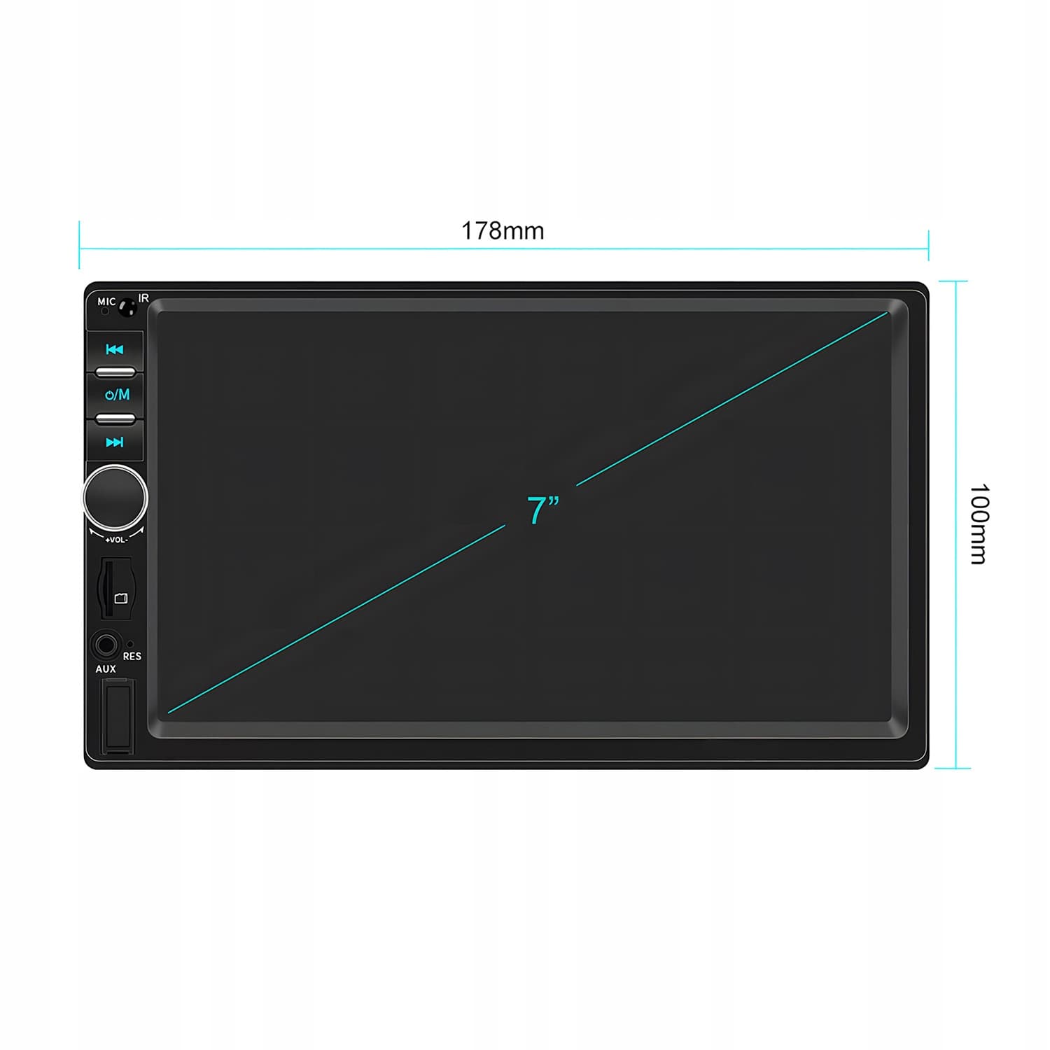 Player Video Auto 2DIN WDS-30 TouchScreen 7 inch — imagine 4