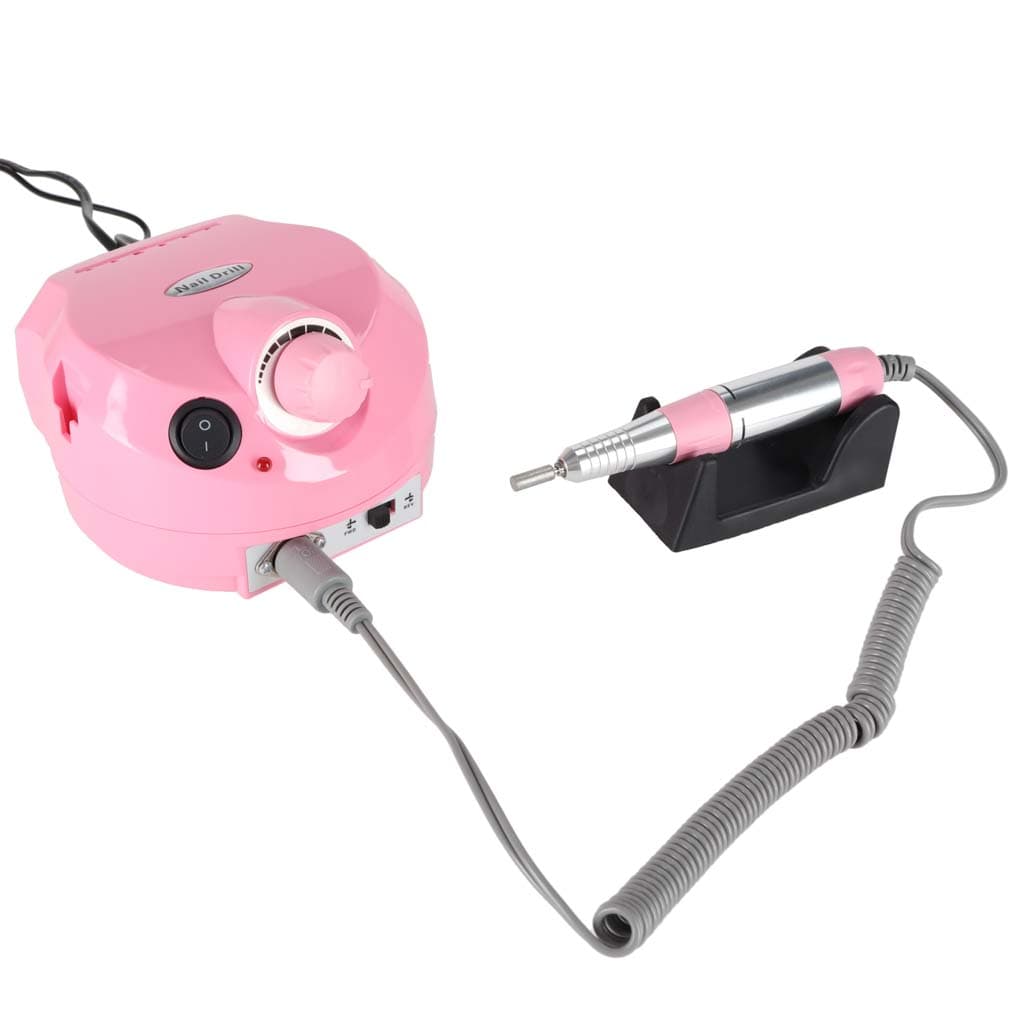 Masina electrica de slefuit unghiile, 65W, roz — imagine 6