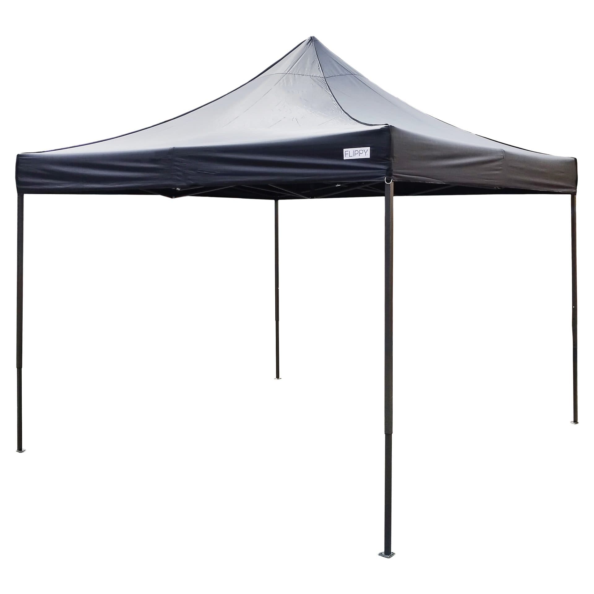 Pavilion pliabil Flippy 3x3m, cadru metal ranforsat, negru — imagine 7