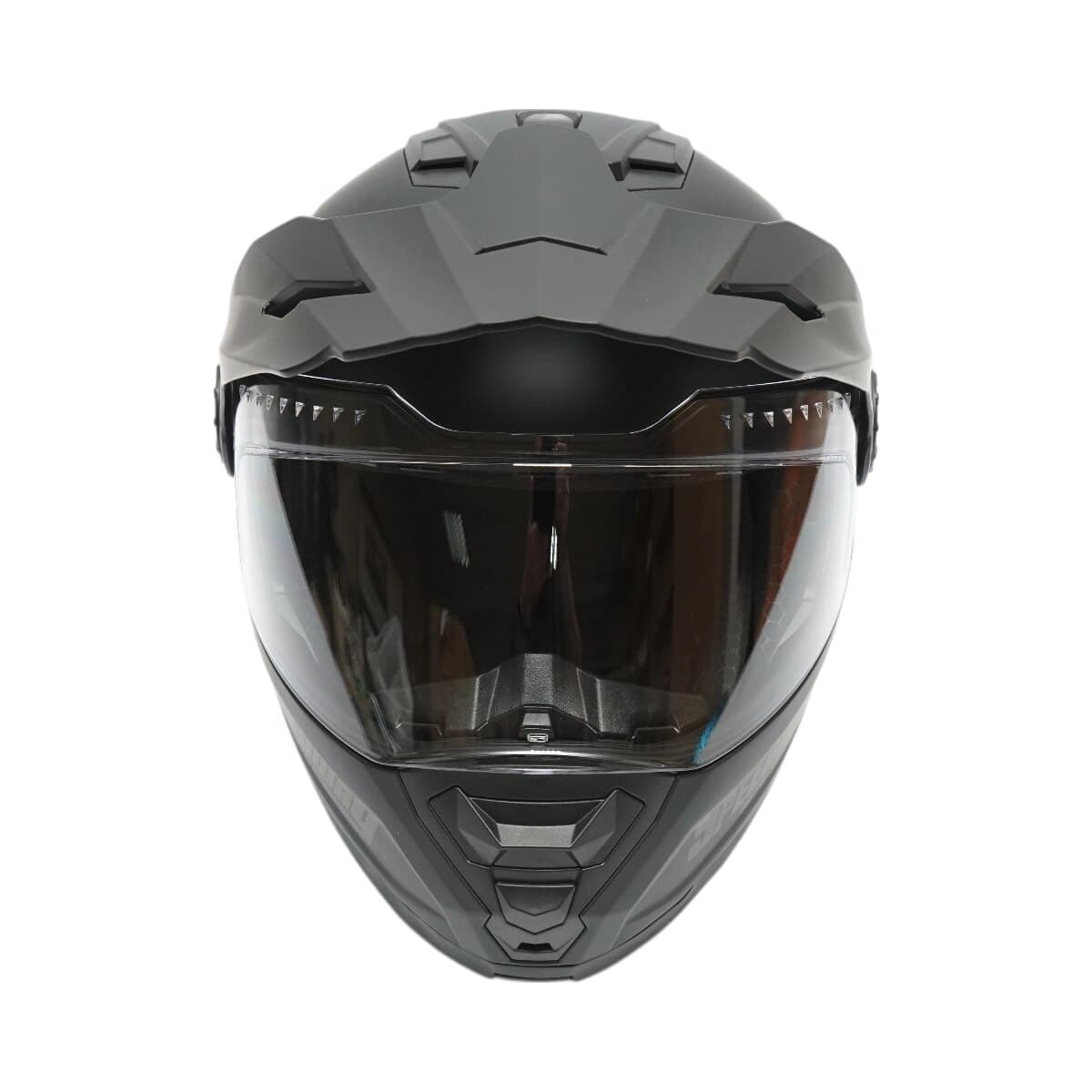 Casca motocross integrala Lion, negru mat, L — imagine 4