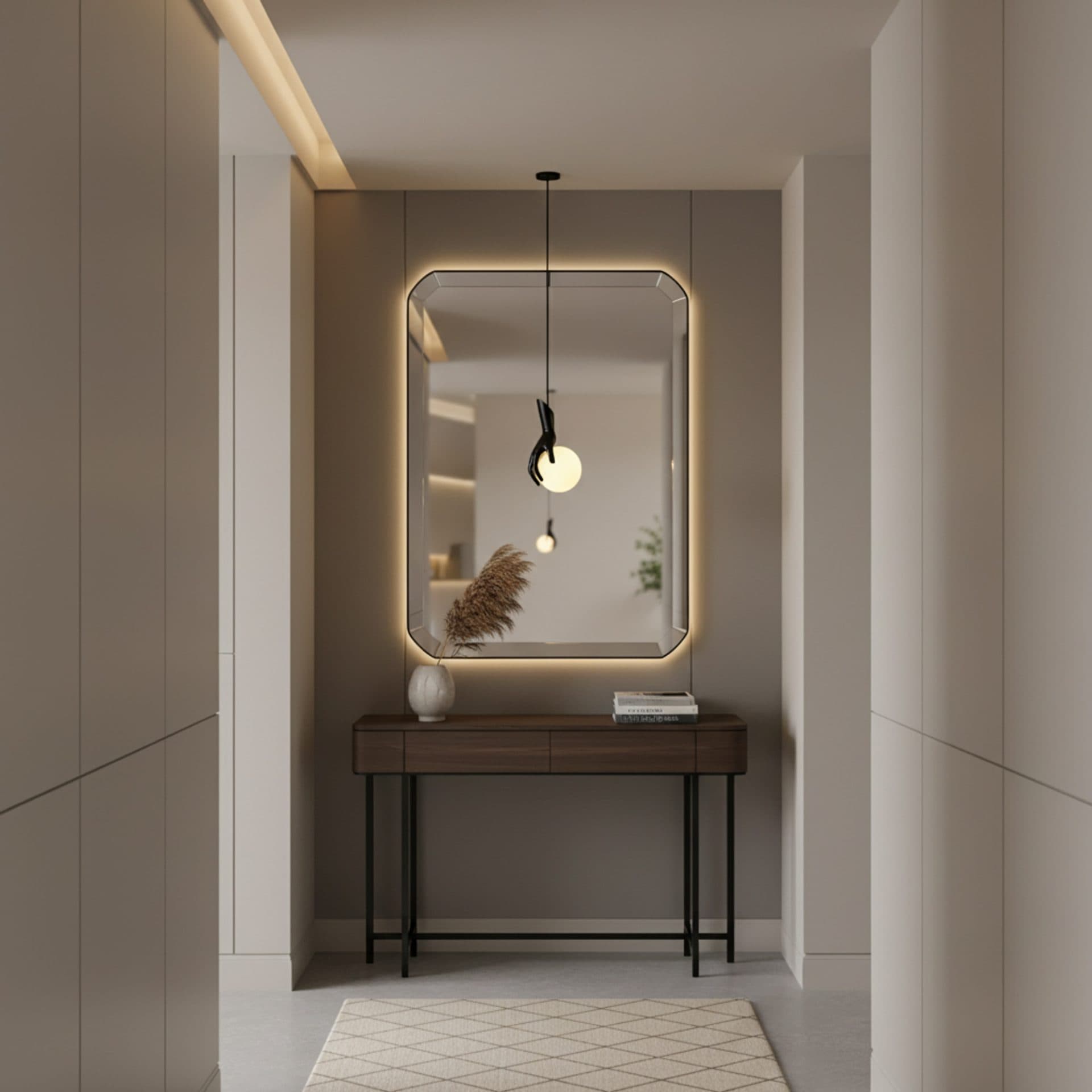 Lustra LED Flippy MANOS, Sticla si Resina, Negru — imagine 3