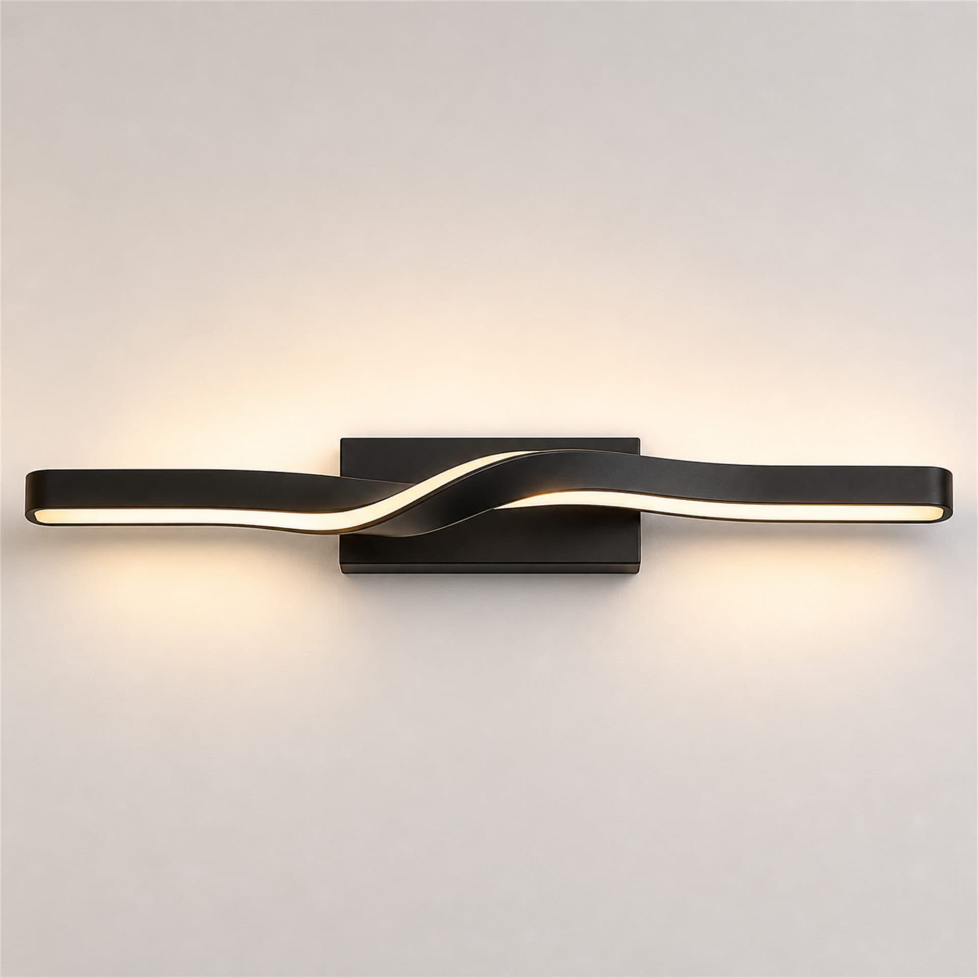 Aplica LED Decorativa Flippy 60cm Negru Calda/Neutra/Rece — imagine 5
