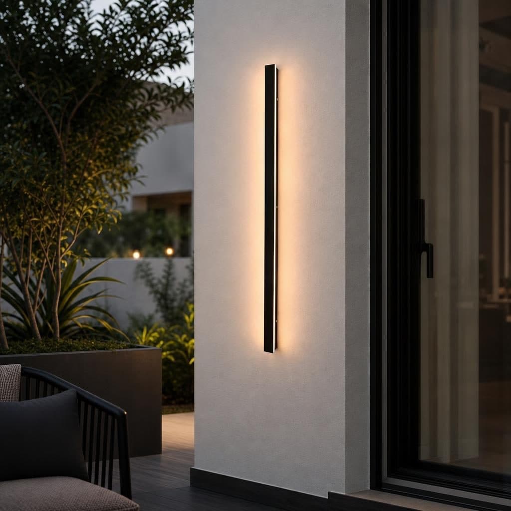 Aplica LED Exterior 32W Alb Negru — imagine 3