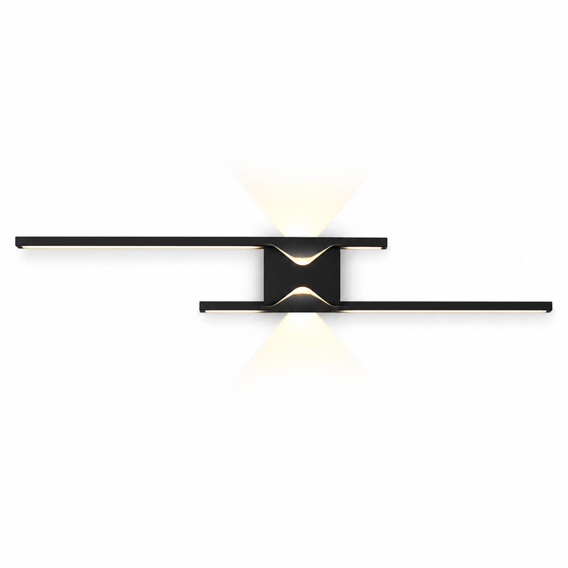 Aplica LED Decorativa Flippy 60cm Negru — imagine 8