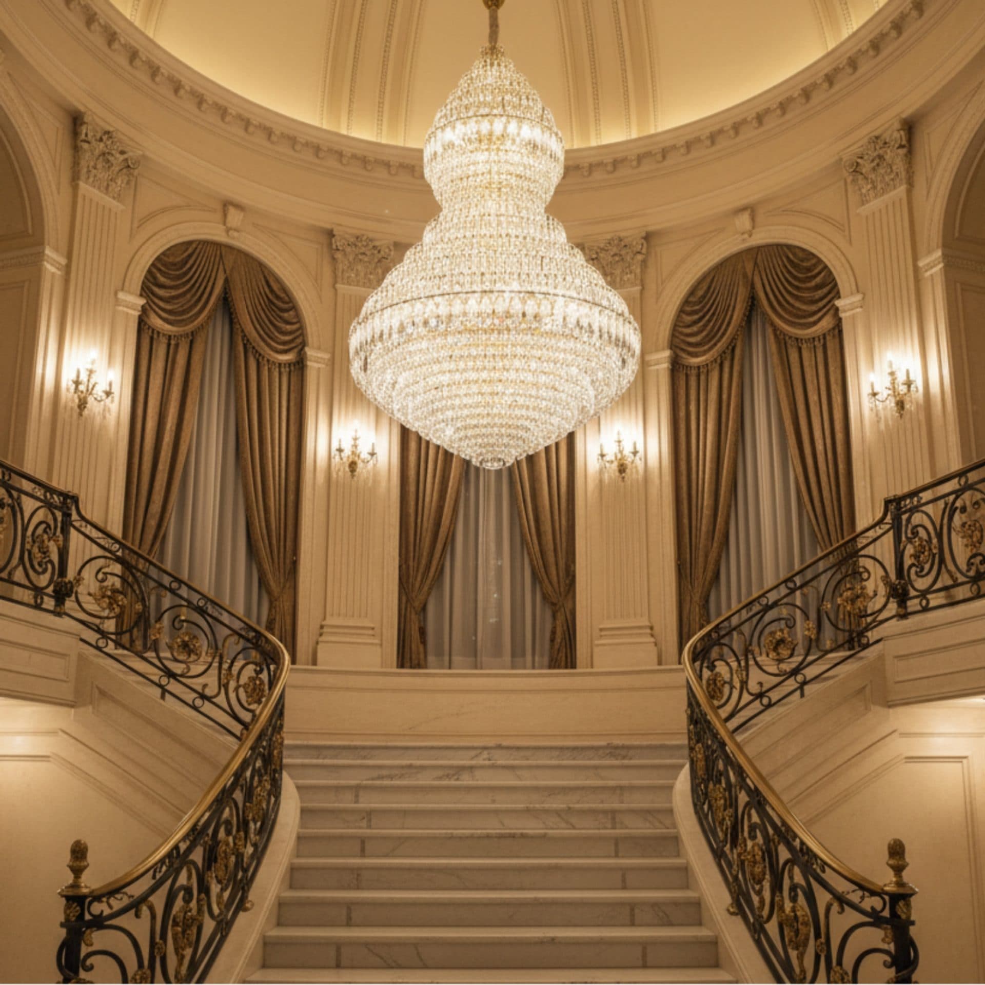 Candelabru Cristal Flippy VELVET Supremo 69x E14 Auriu Inaltime Reglabila — imagine 3