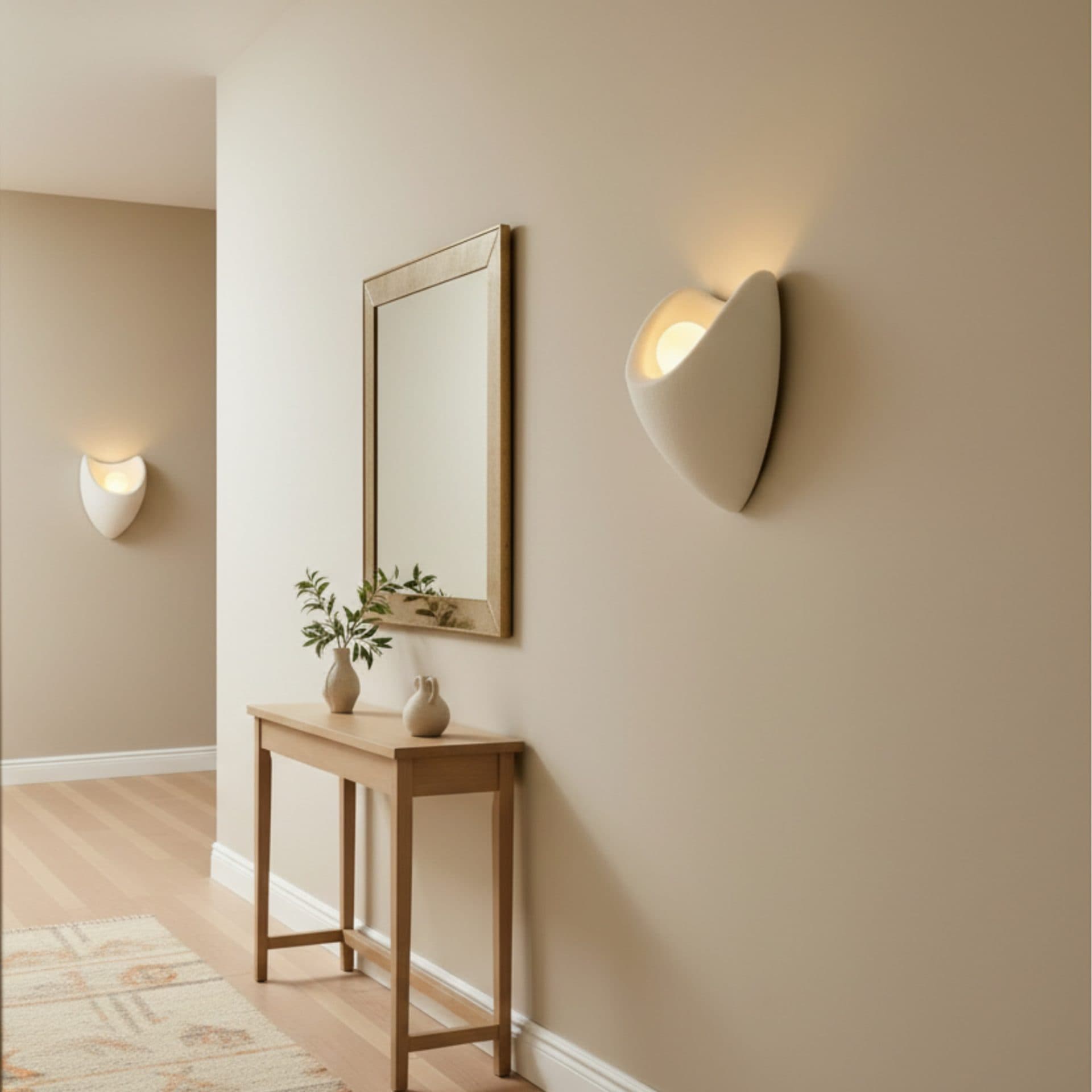 Aplica LED decorativa Flippy CONNO, 26cm, E27, polistiren, alb — imagine 2
