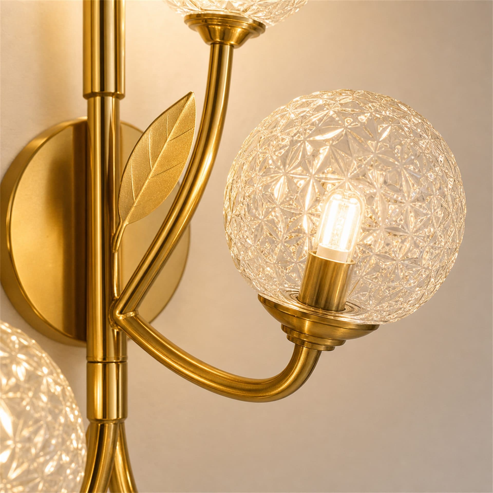 Aplica de perete Flippy LED Decorativa ELEKTRA 3xG9 Auriu — imagine 9