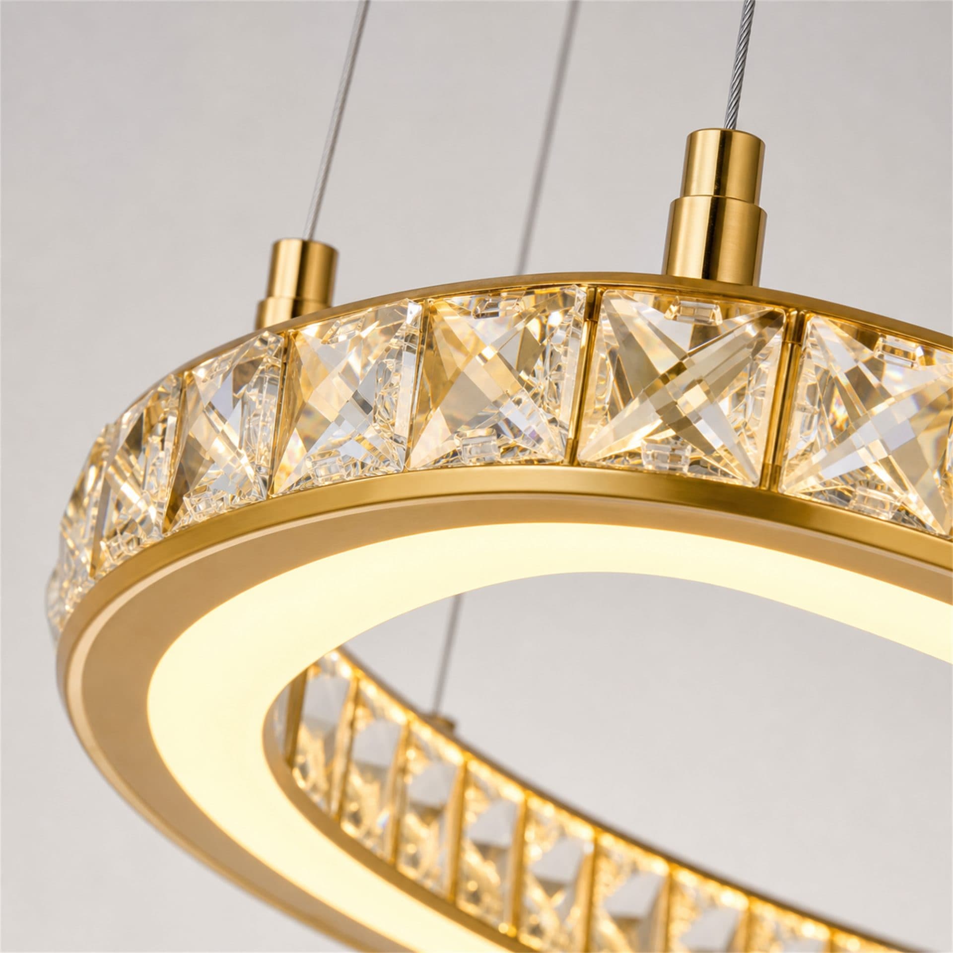 Lustra LED Flippy CHARM Magno Auriu — imagine 2