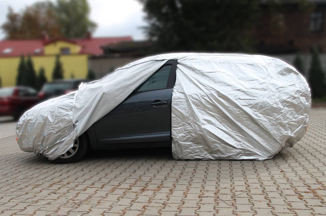 Prelata auto AMIO XL argintie — imagine 5
