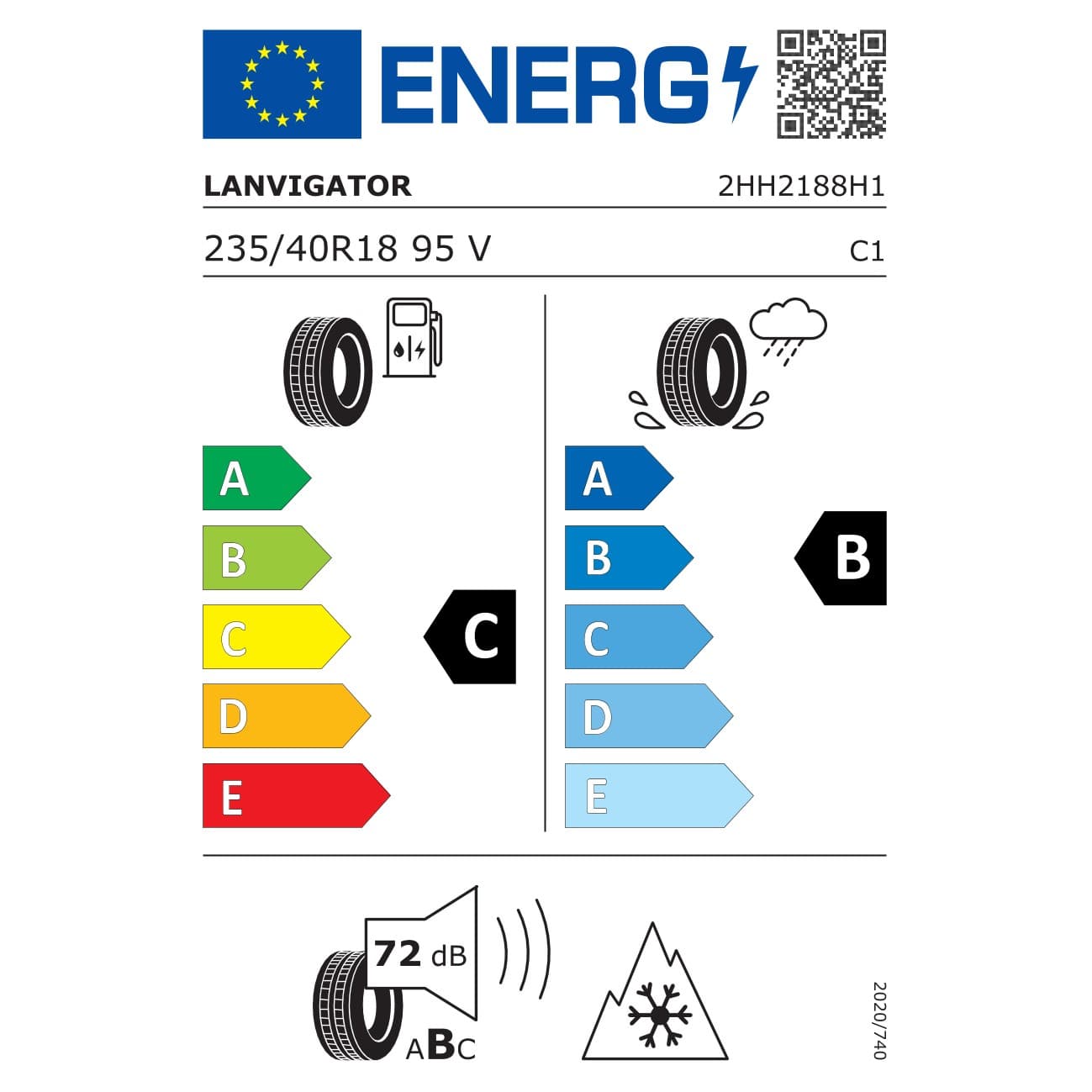 Anvelopa iarna Lanvigator WinterGrip UHP 235/40R18 95V XL — imagine 5