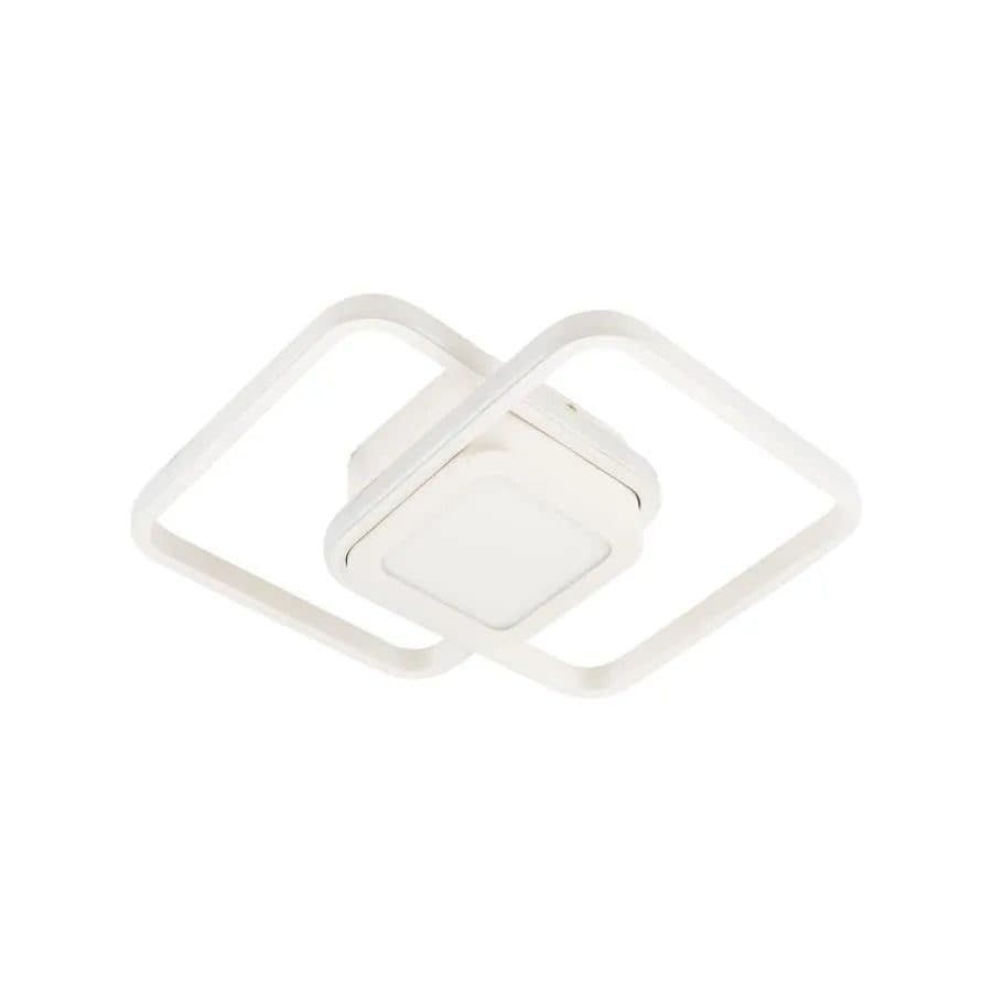 Lustra LED DUOFORM Flippy, 21W, design geometric, alb — imagine 12