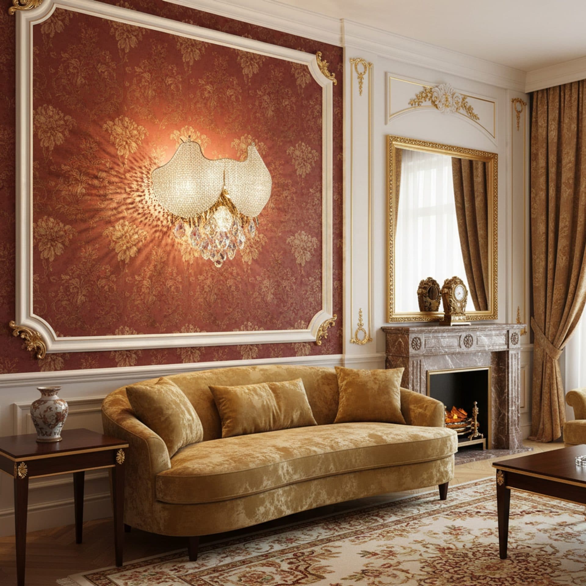 Aplica Cristal Flippy LUXE 3x E14 Auriu Lucios — imagine 3